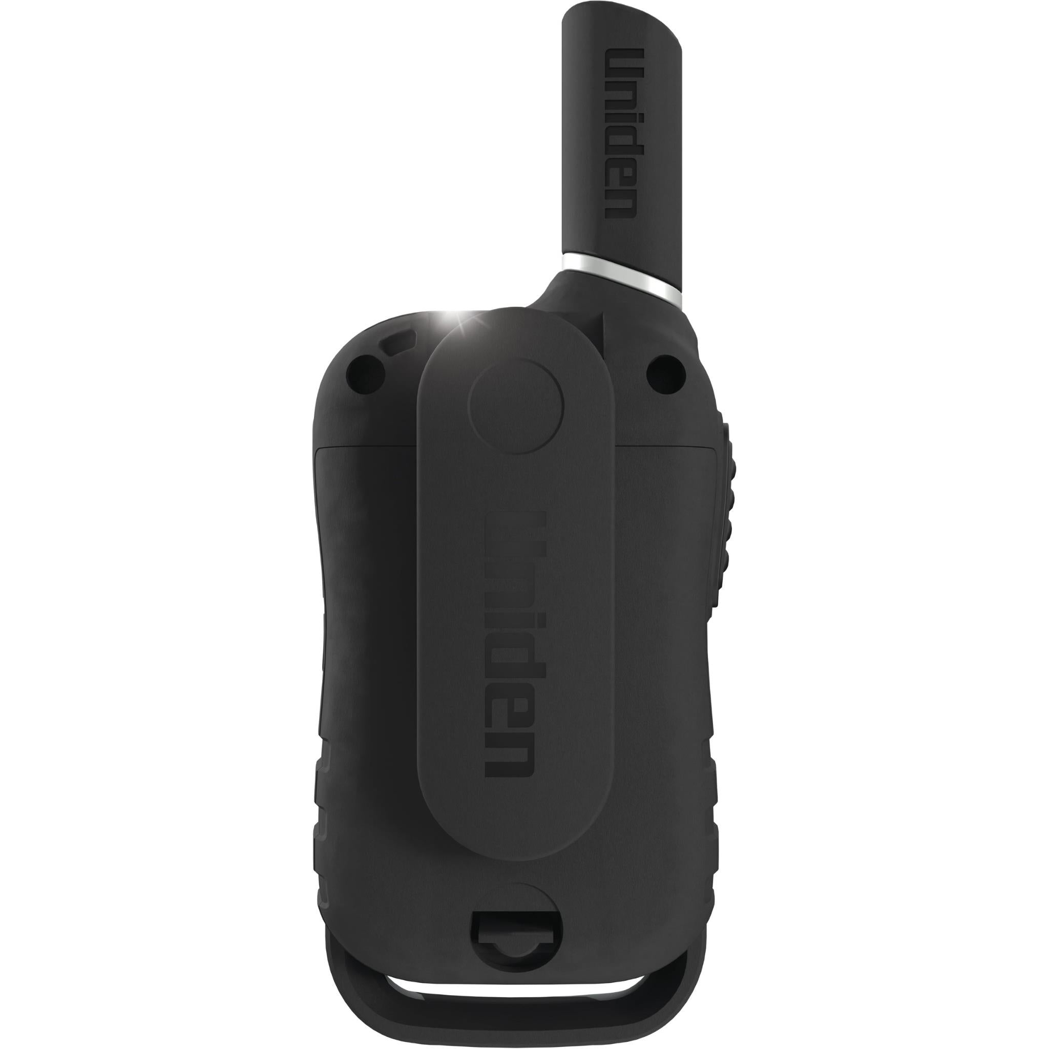 Camouflage UHF kid-zone radio, back control panel and speaker grille