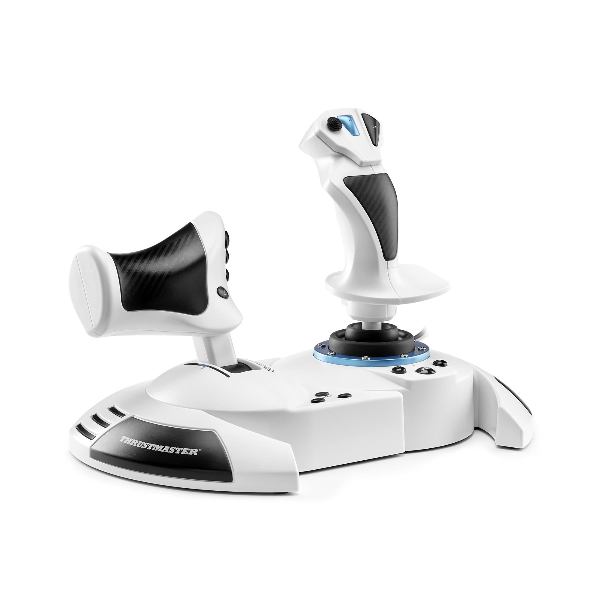 Thrustmaster T.Flight HOTAS 5 Microsoft Flight Simulator Edition joystick and throttle in white, image 5 - Electronic Gaming Accessories at Tech Supply Shed NZ