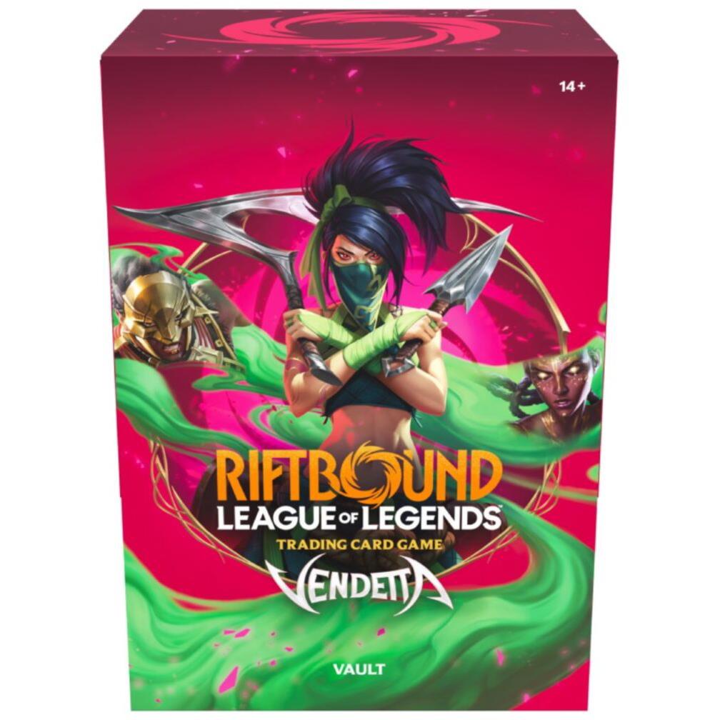 Riftbound League of Legends The Vendetta Vault storage box bundle - Trading Card Games at Tech Supply Shed NZ
