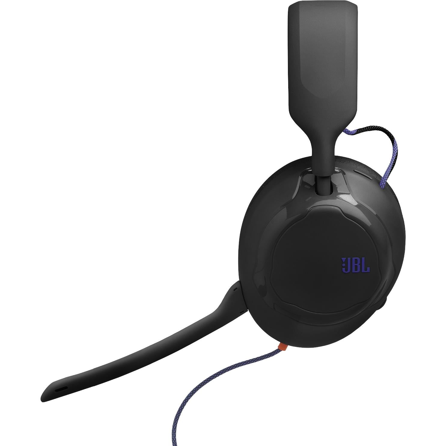 JBL Quantum 120 wired over-ear gaming headset in black, image 2 - Gaming Headsets at Tech Supply Shed NZ