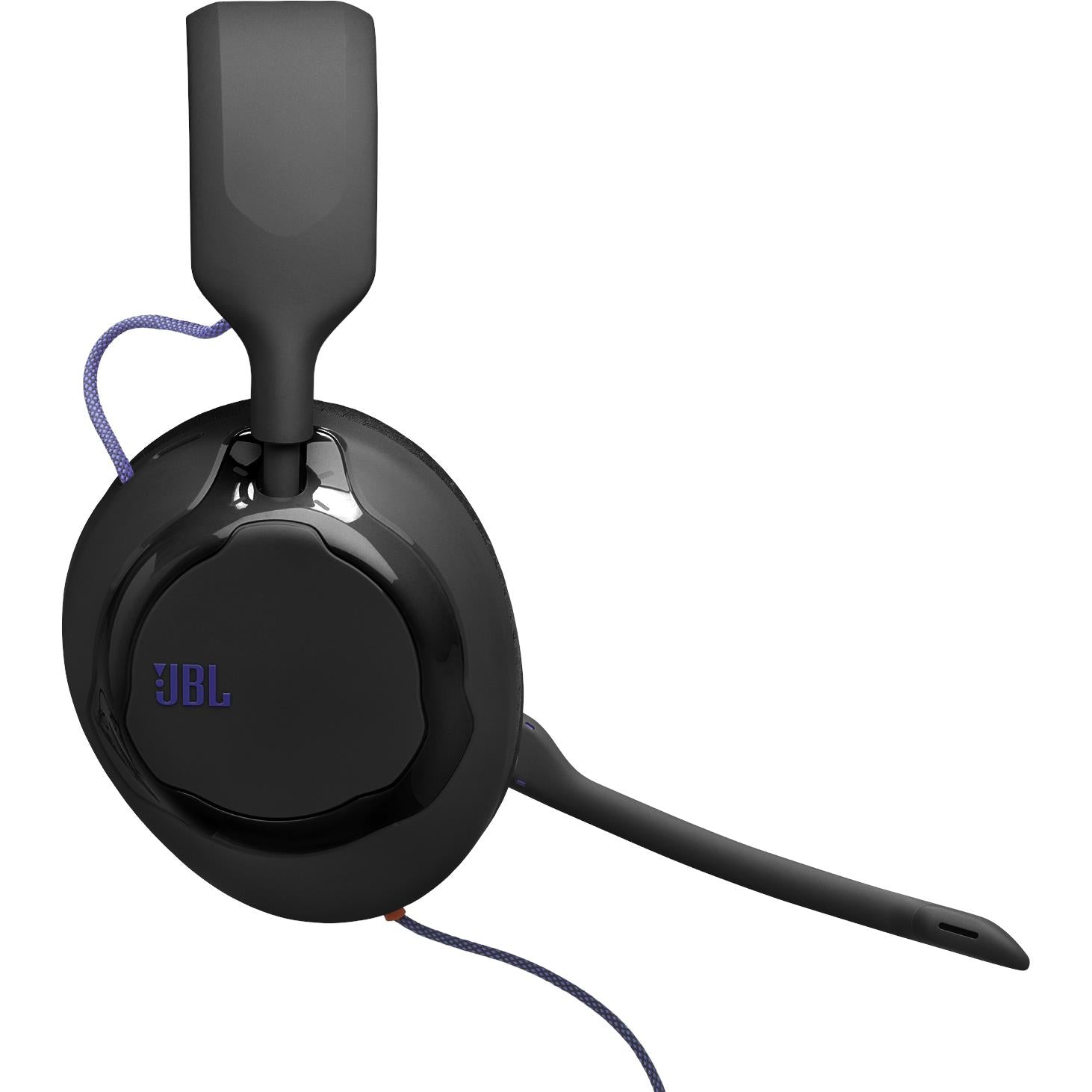 JBL Quantum 120 wired over-ear gaming headset in black, image 3 - Gaming Headsets at Tech Supply Shed NZ