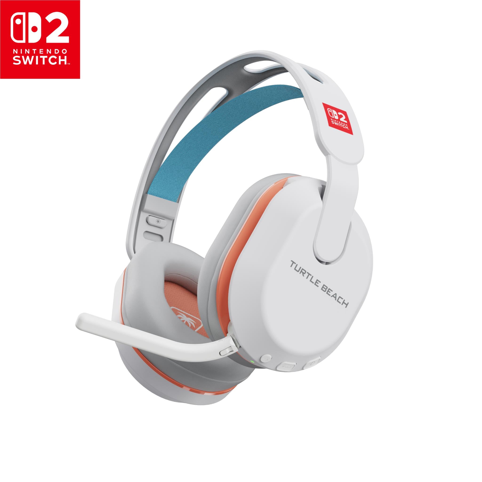 Turtle Beach Stealth 500 wireless gaming headset for Nintendo Switch 2 in white, image 2 - Gaming Headsets at Tech Supply Shed NZ
