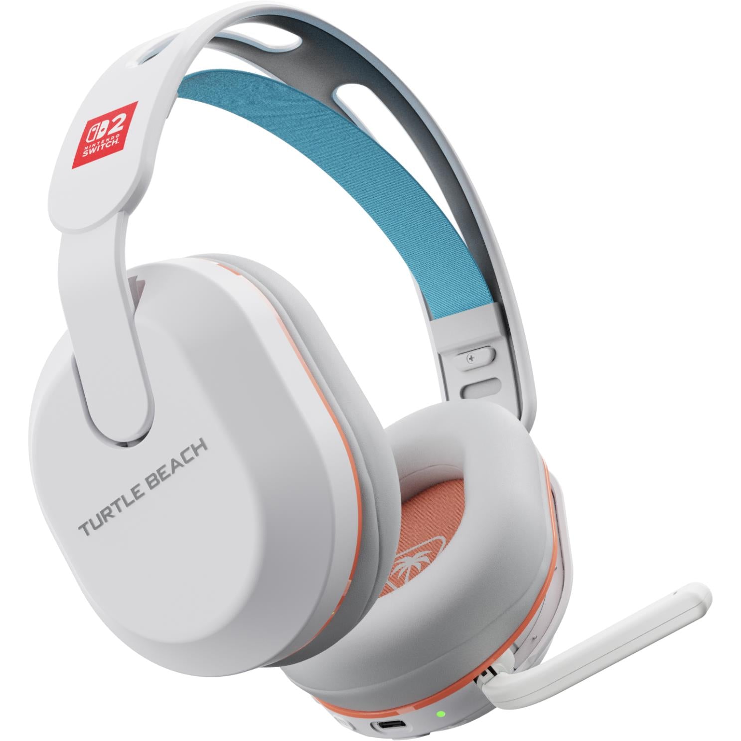 Turtle Beach Stealth 500 wireless gaming headset for Nintendo Switch 2 in white, image 4 - Gaming Headsets at Tech Supply Shed NZ