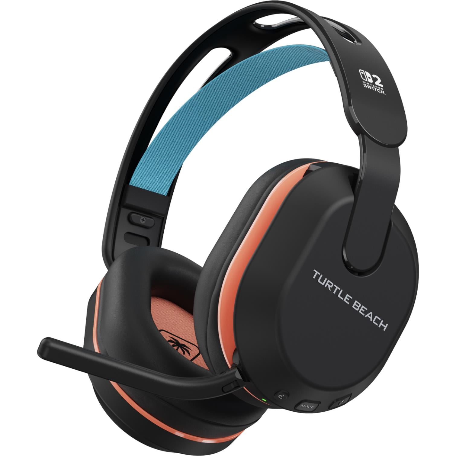 Turtle Beach Stealth 500 wireless gaming headset for Nintendo Switch 2 in charcoal black - Gaming Headsets at Tech Supply Shed NZ