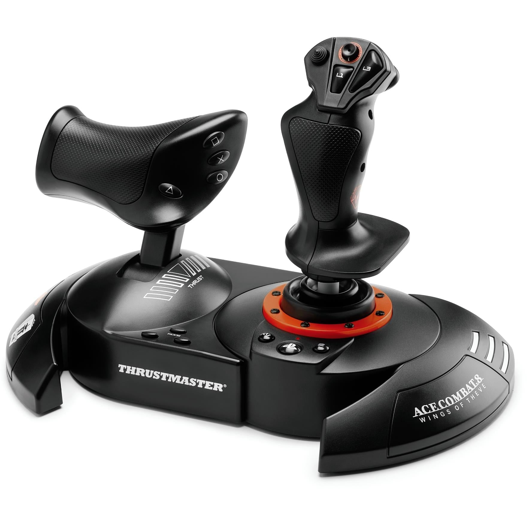 Thrustmaster T.Flight HOTAS Neo Ace Combat 8 Wings of Theve Edition joystick and throttle in black - Electronic Gaming Accessories at Tech Supply Shed NZ