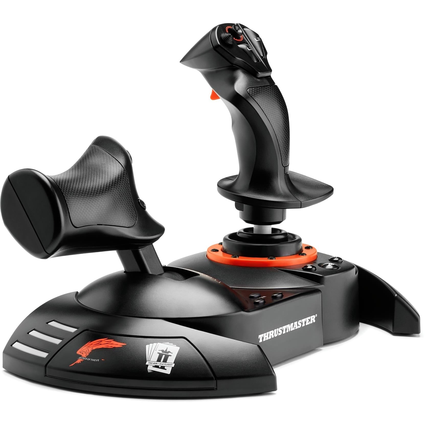 Thrustmaster T.Flight HOTAS Neo Ace Combat 8 Wings of Theve Edition joystick and throttle in black, image 4 - Electronic Gaming Accessories at Tech Supply Shed NZ