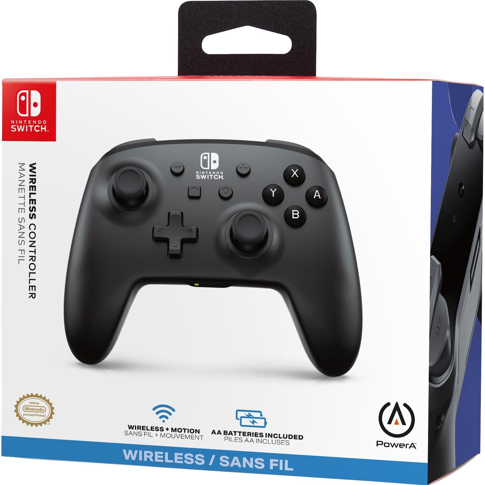 PowerA Wireless Controller for Nintendo Switch in jet black, image 8 - Electronic Gaming Accessories at Tech Supply Shed NZ