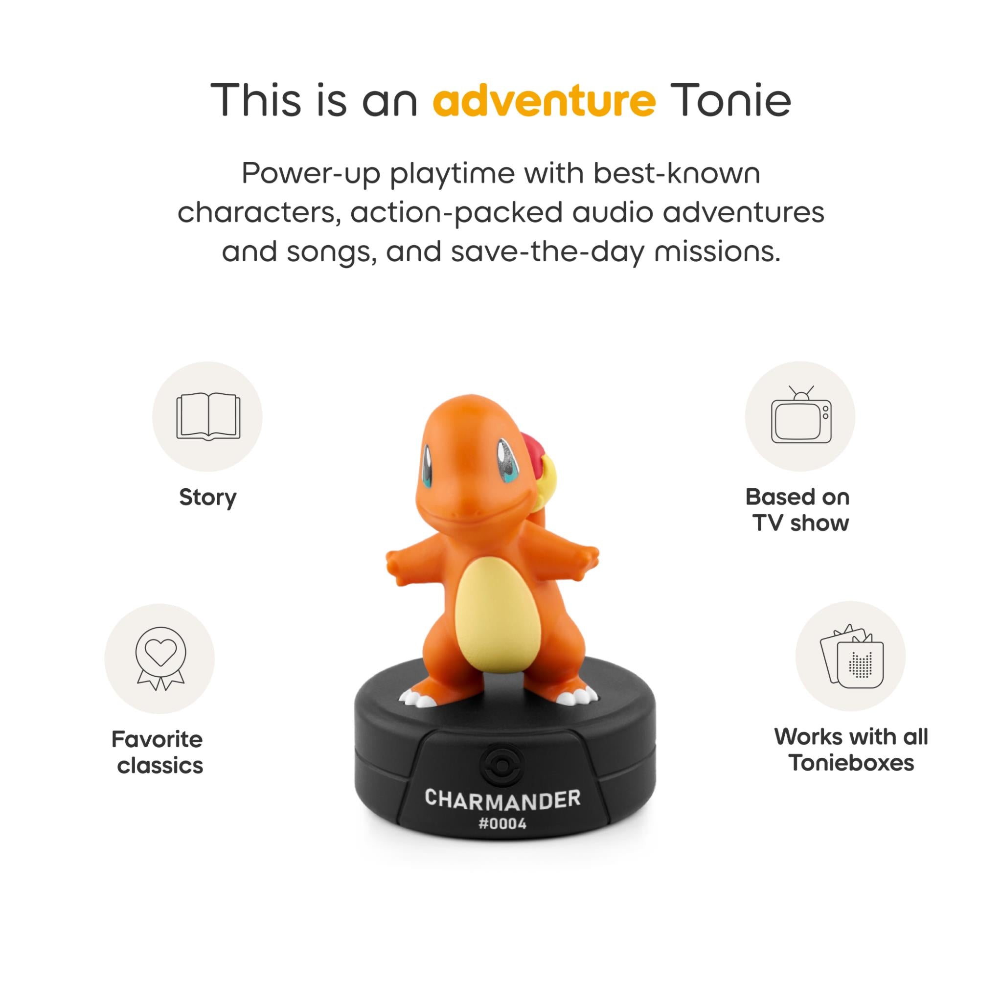 tonies Pokemon Charmander audio character Tonie figurine, image 4 - Tonies at Tech Supply Shed NZ