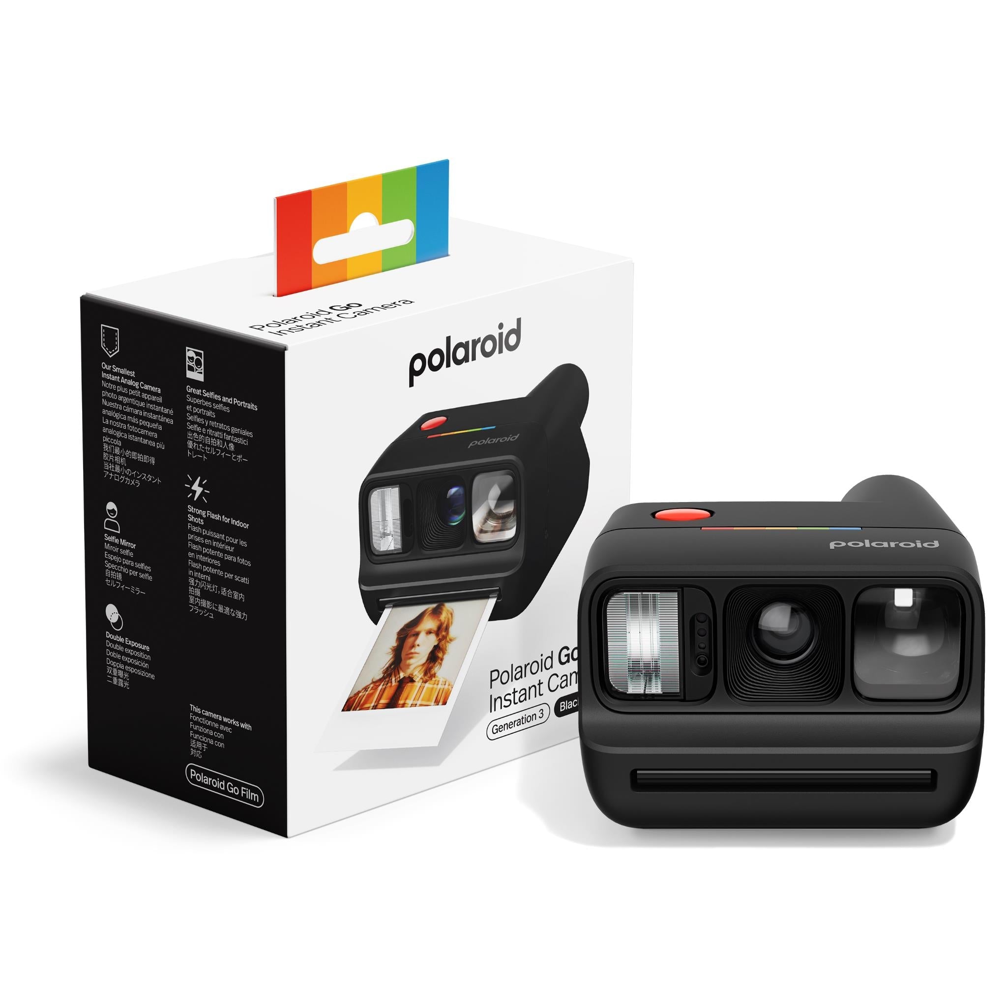 Polaroid Go Generation 3 instant camera in black, image 11 - Instant Cameras & Film at Tech Supply Shed NZ