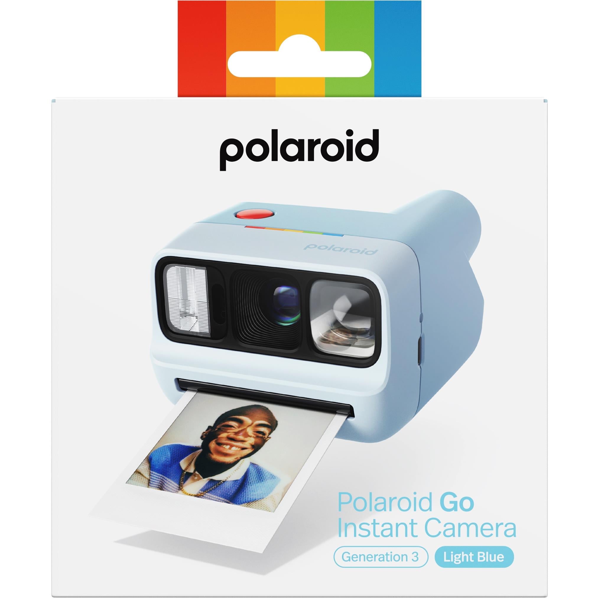 Polaroid Go Generation 3 instant camera in light blue, image 12 - Instant Cameras & Film at Tech Supply Shed NZ