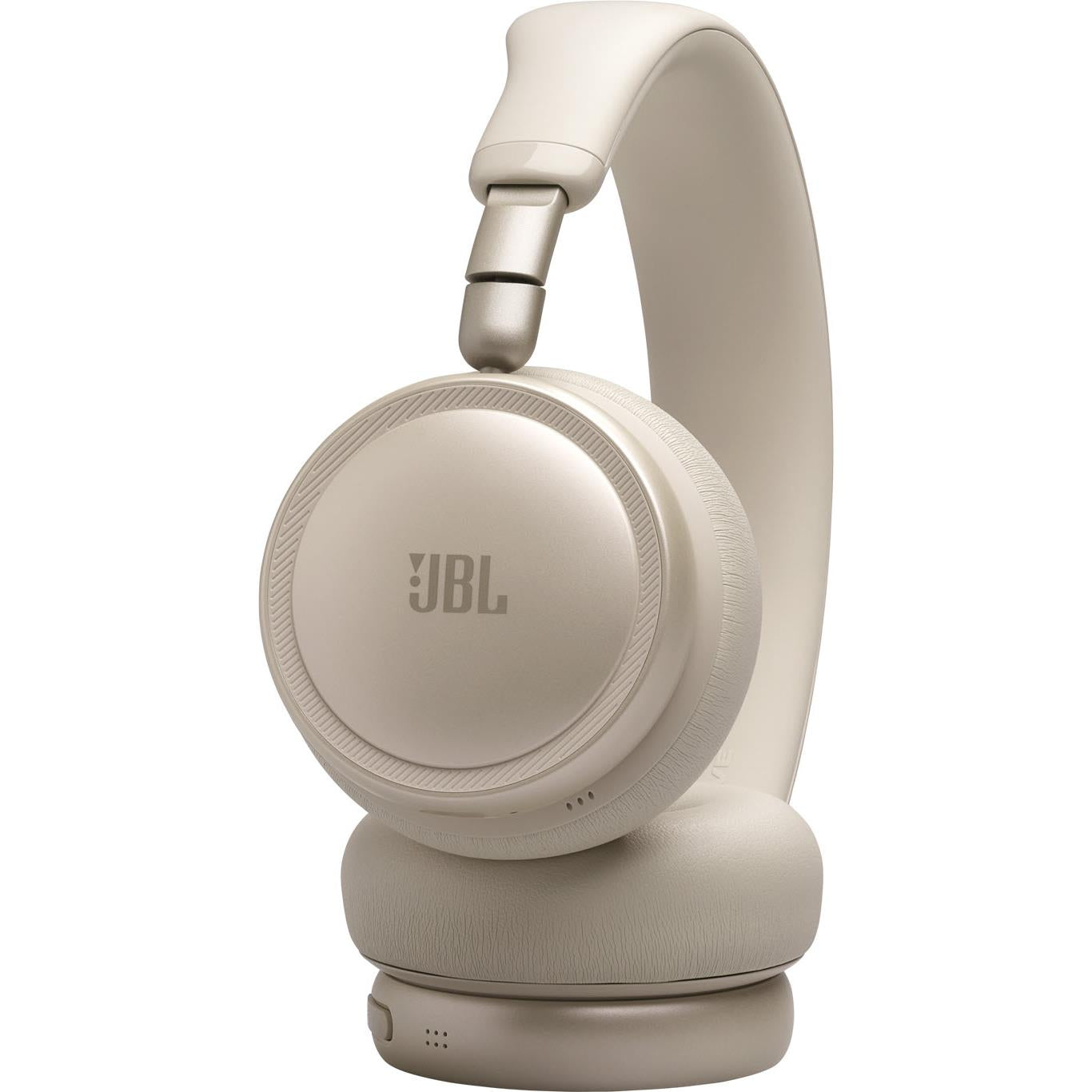JBL Live 680NC wireless noise-canceling headphones, side view with earcup and controls