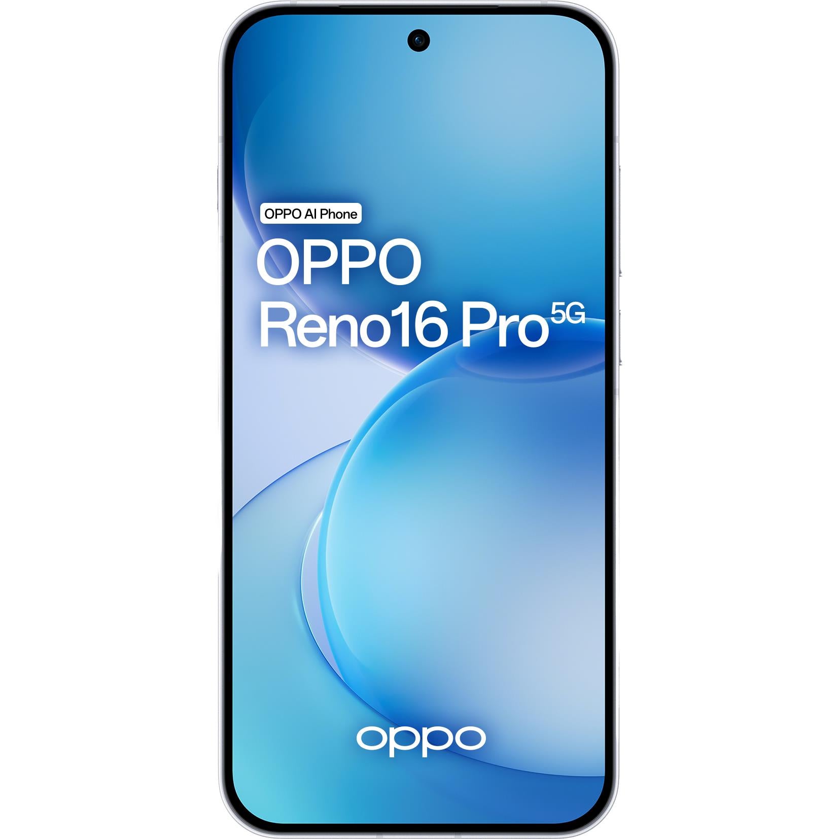 OPPO Reno16 Pro 5G 512GB smartphone in Pop White, image 3 - Mobile Phones at Tech Supply Shed NZ