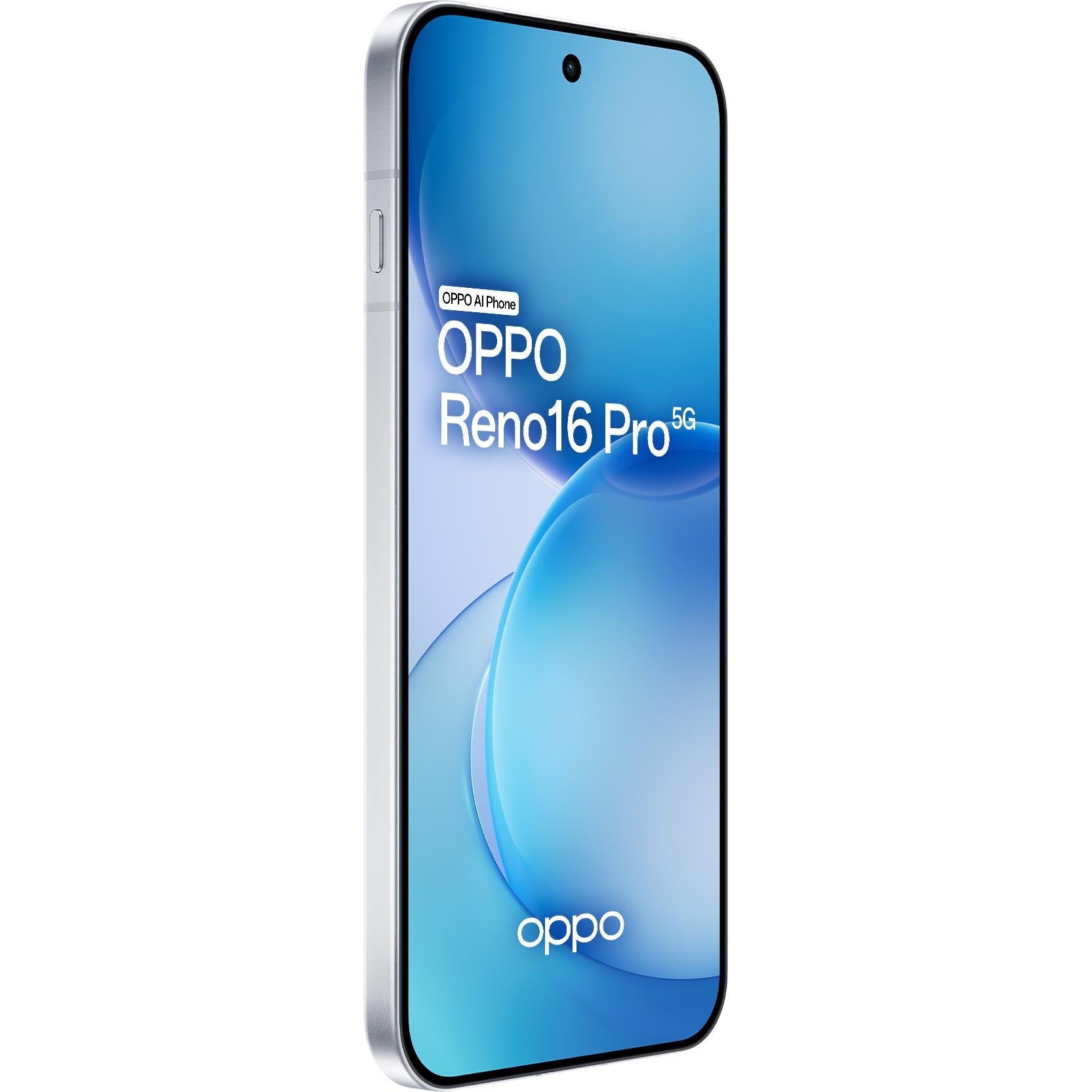 OPPO Reno16 Pro 5G 512GB smartphone in Pop White, image 5 - Mobile Phones at Tech Supply Shed NZ