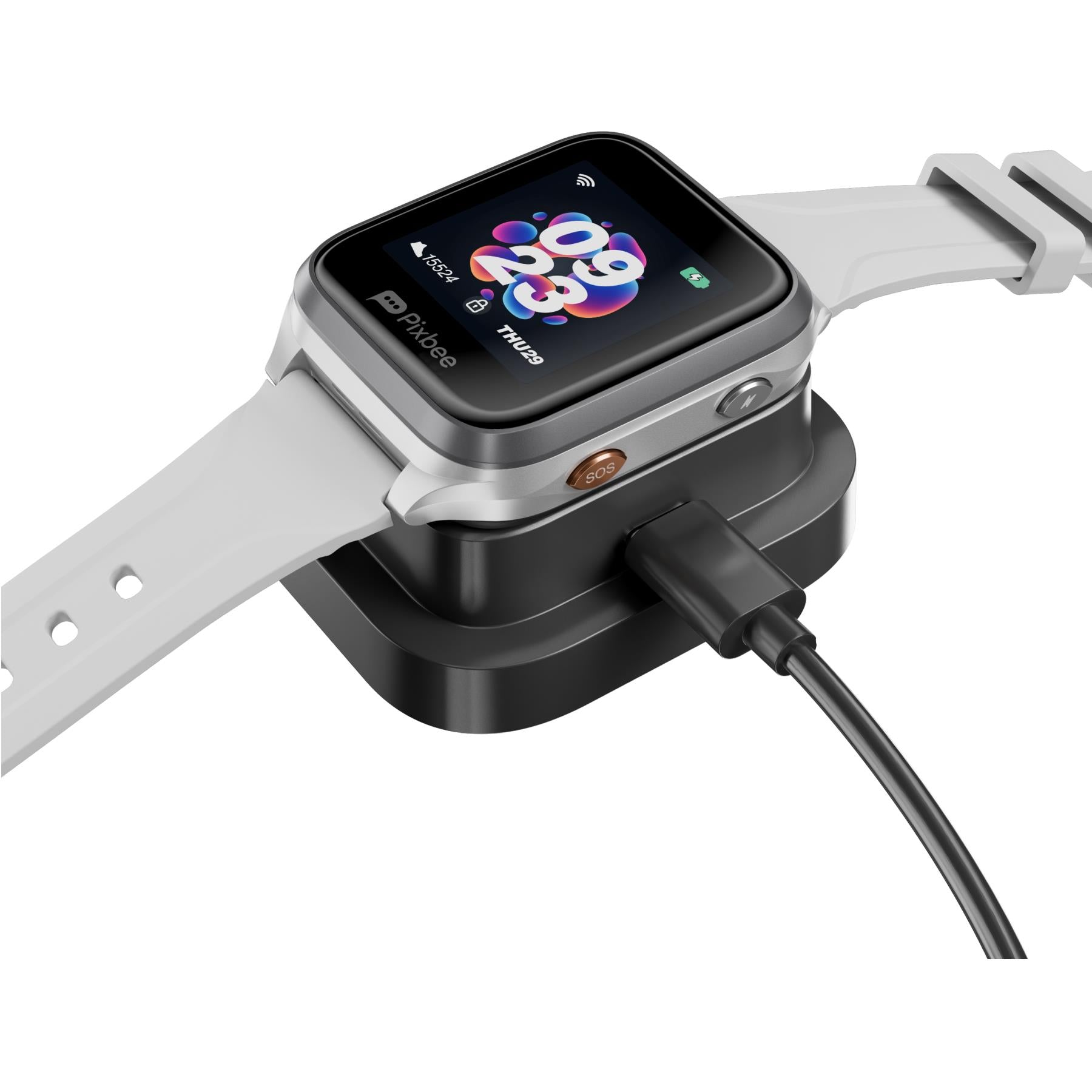Pixbee Pro 2 4G kids smart watch phone in Space Grey, image 8 - Smart Watches at Tech Supply Shed NZ