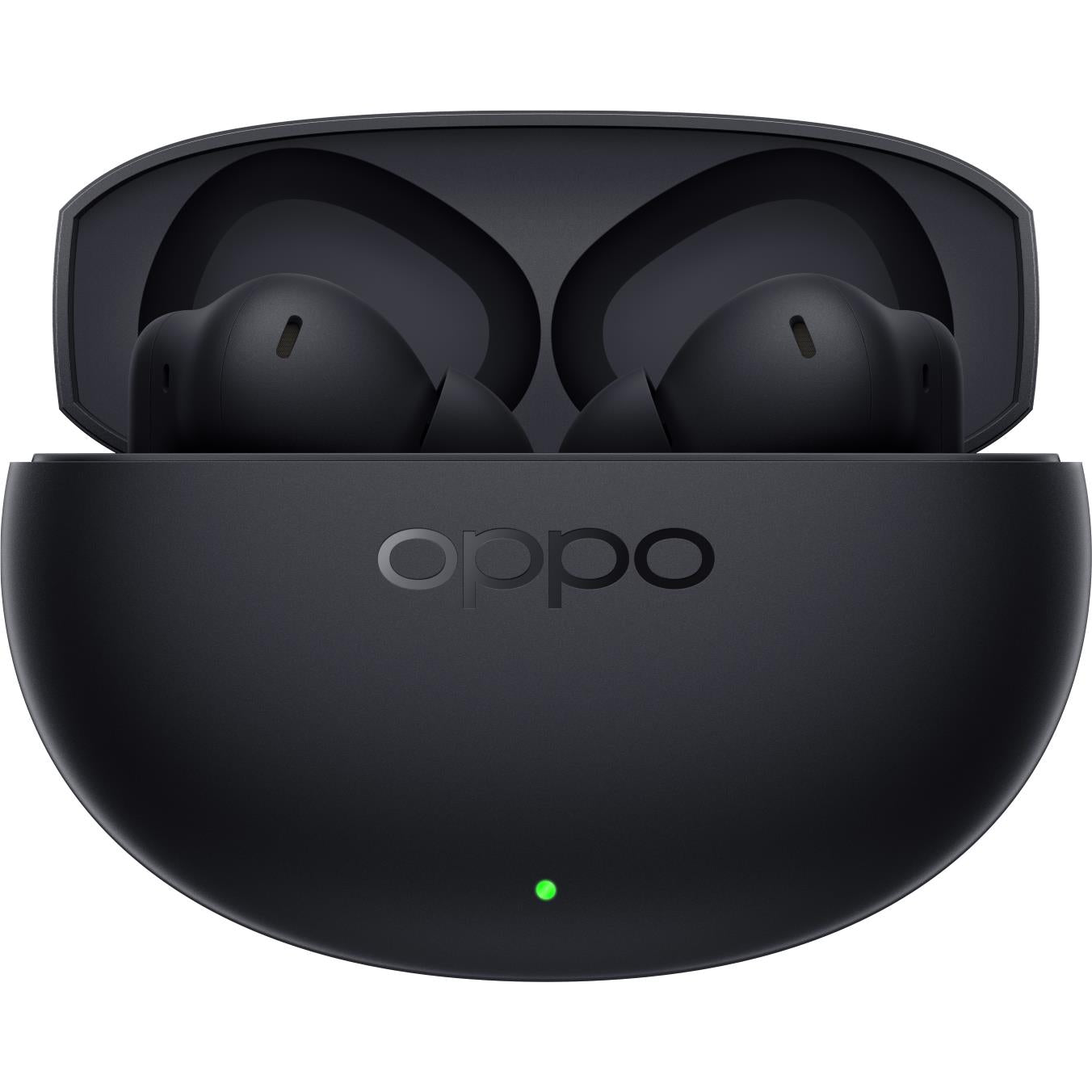 OPPO Enco Air5 true wireless noise cancelling earbuds in midnight black with charging case, image 4 - In-Ear Headphones & Earbuds at Tech Supply Shed NZ