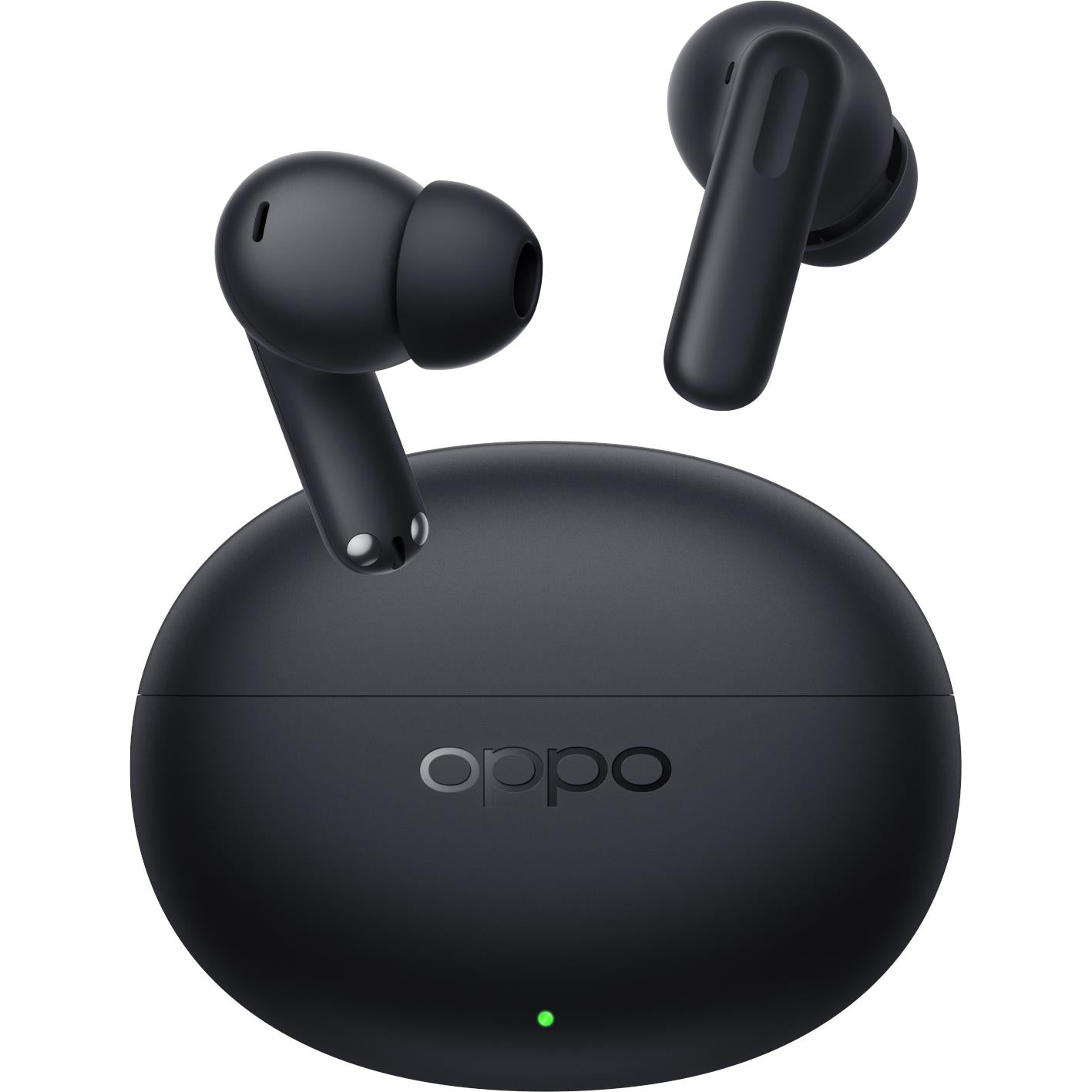 OPPO Enco Air5 true wireless noise cancelling earbuds in midnight black with charging case, image 6 - In-Ear Headphones & Earbuds at Tech Supply Shed NZ