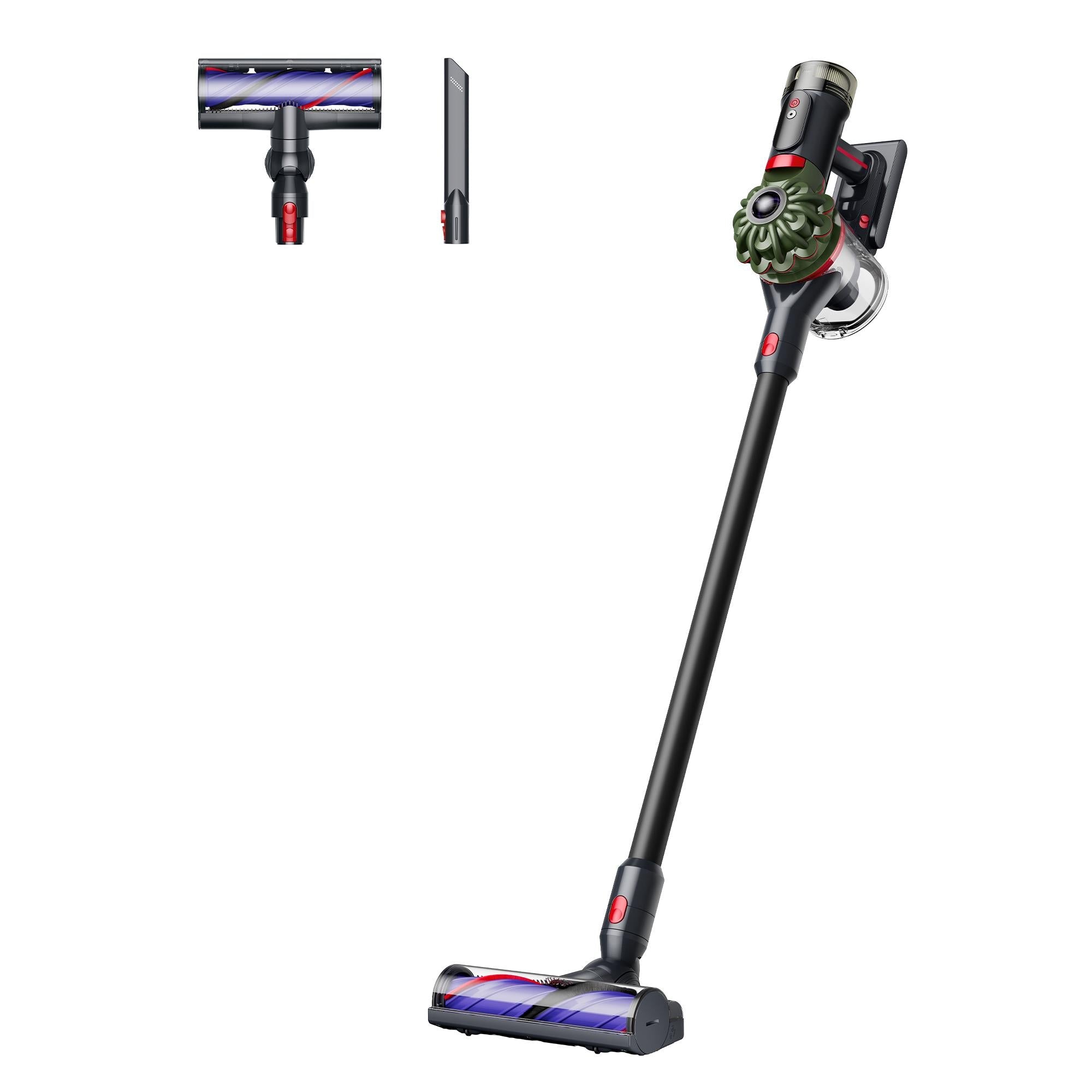 Dyson cordless stick vacuum cleaner with floor brush and handheld cyclone head