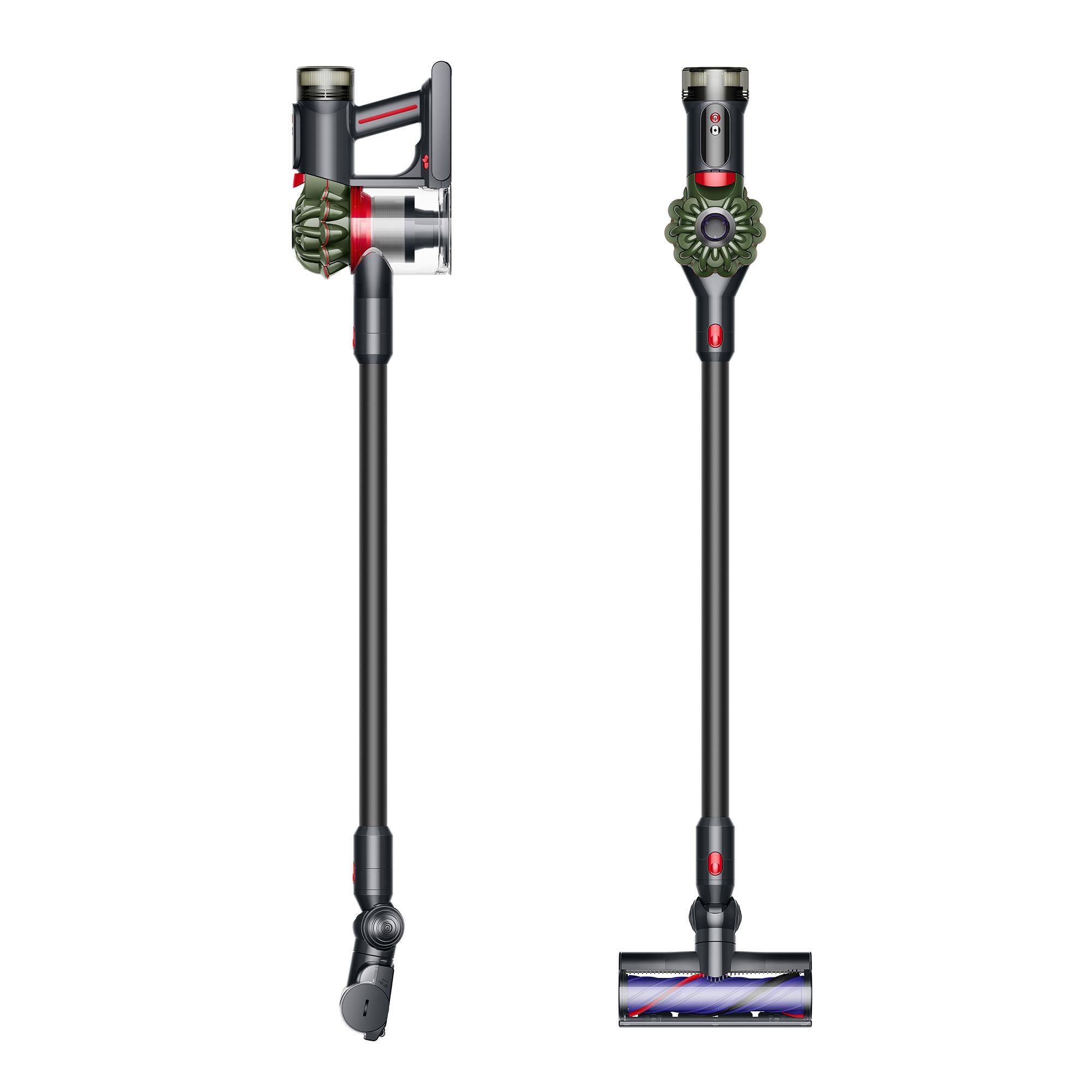 Dyson cordless stick vacuum cleaner with slim wand and floor nozzle