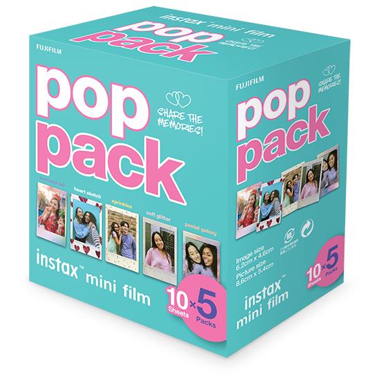 Fujifilm Instax Mini Film Pop 50 pack - Instant Cameras & Film at Tech Supply Shed NZ
