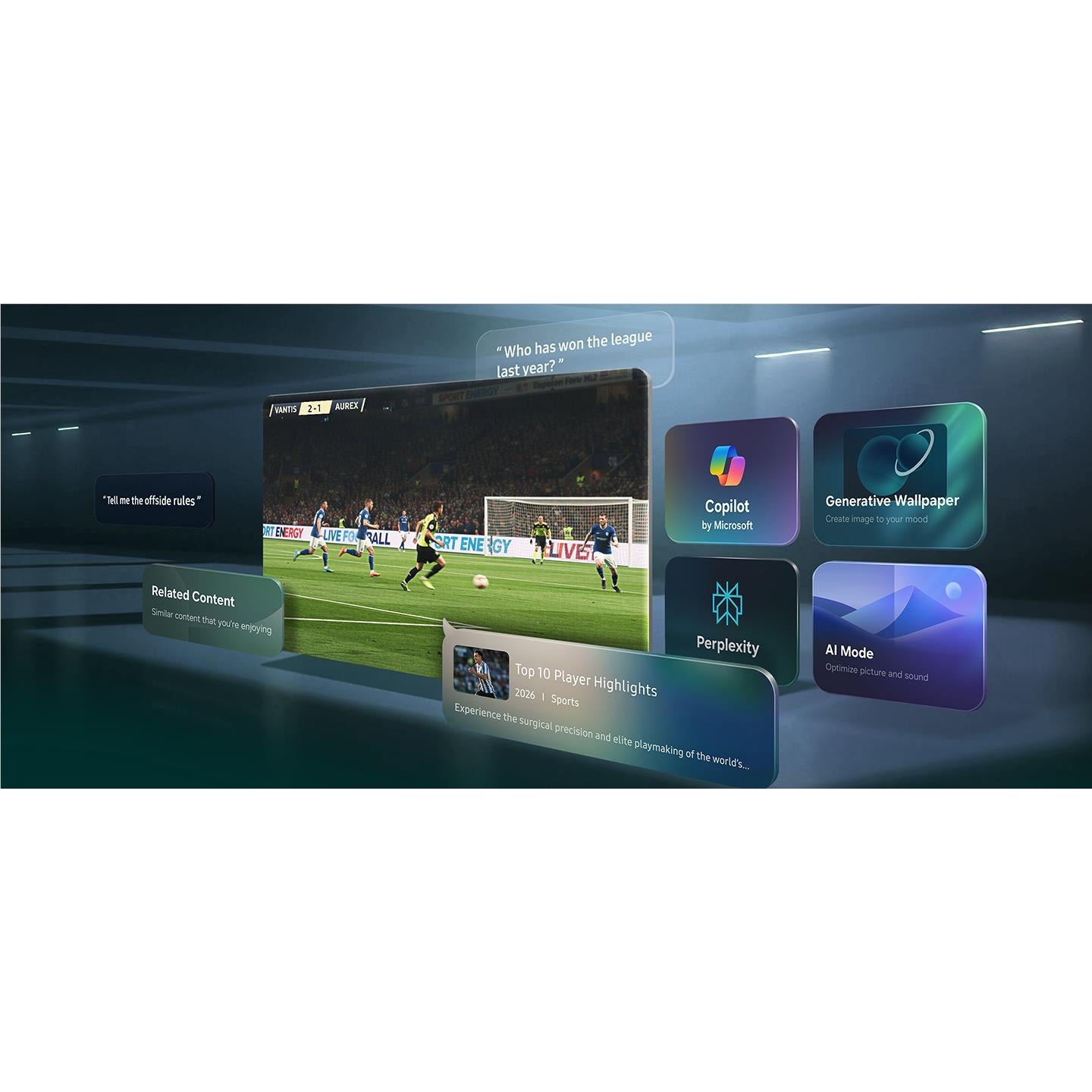 Samsung 85 inch M80H Mini LED 4K Vision AI smart TV, image 13 - Extra Large TVs - 85" and Above at Tech Supply Shed NZ