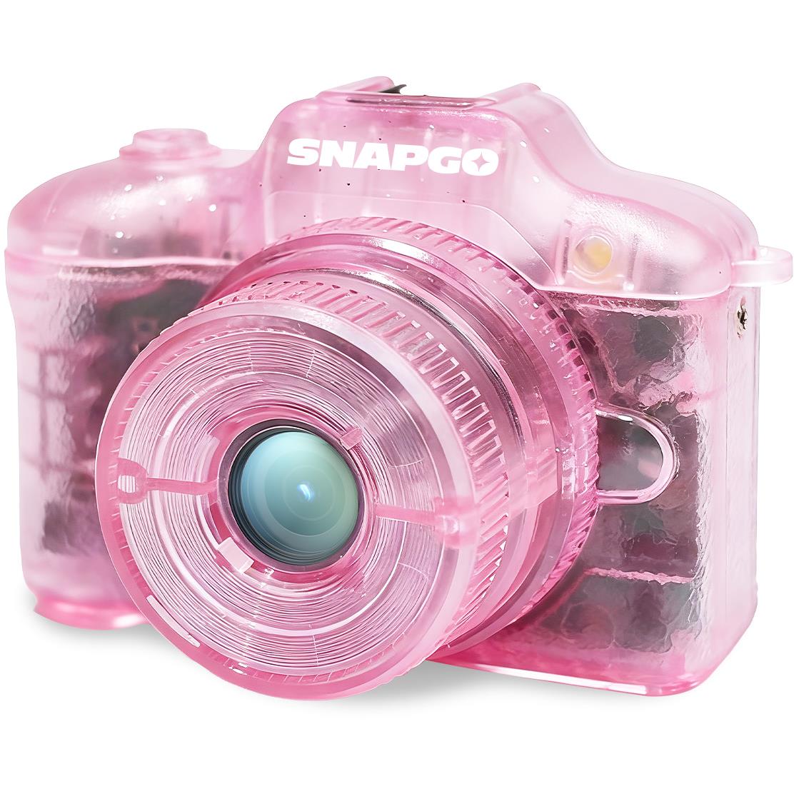 Powerwave SnapGo Mini compact camera in pink, image 2 - Digital Cameras at Tech Supply Shed NZ
