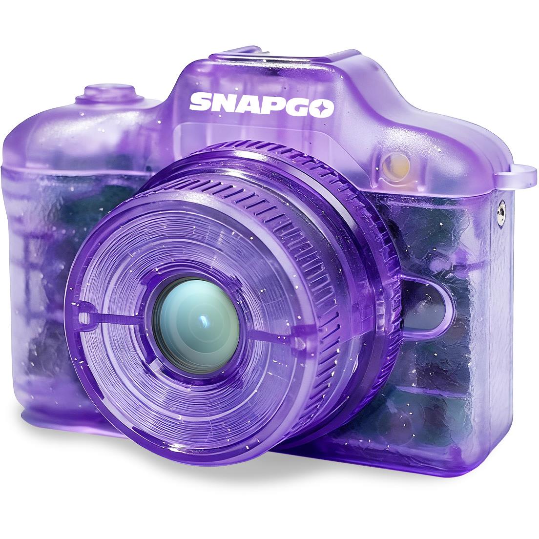 Powerwave SnapGo Mini compact camera in purple, image 2 - Digital Cameras at Tech Supply Shed NZ
