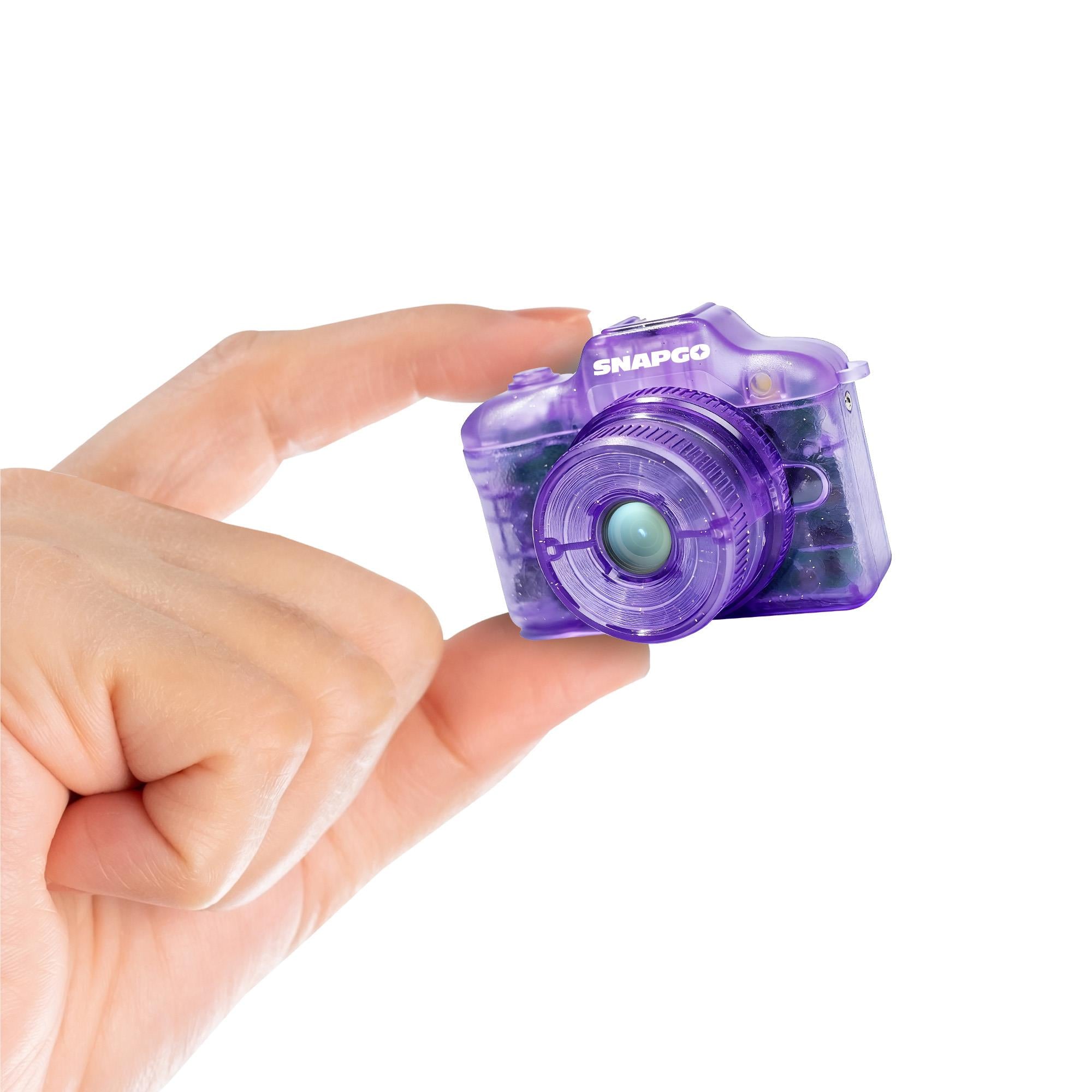 Powerwave SnapGo Mini compact camera in purple, image 4 - Digital Cameras at Tech Supply Shed NZ