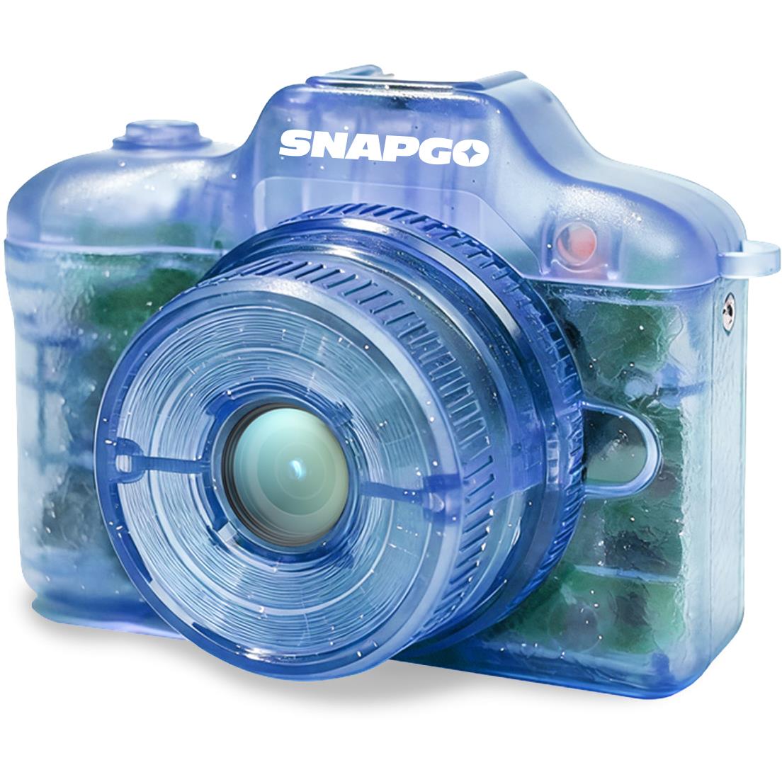 Powerwave SnapGo Mini compact camera in blue, image 2 - Digital Cameras at Tech Supply Shed NZ