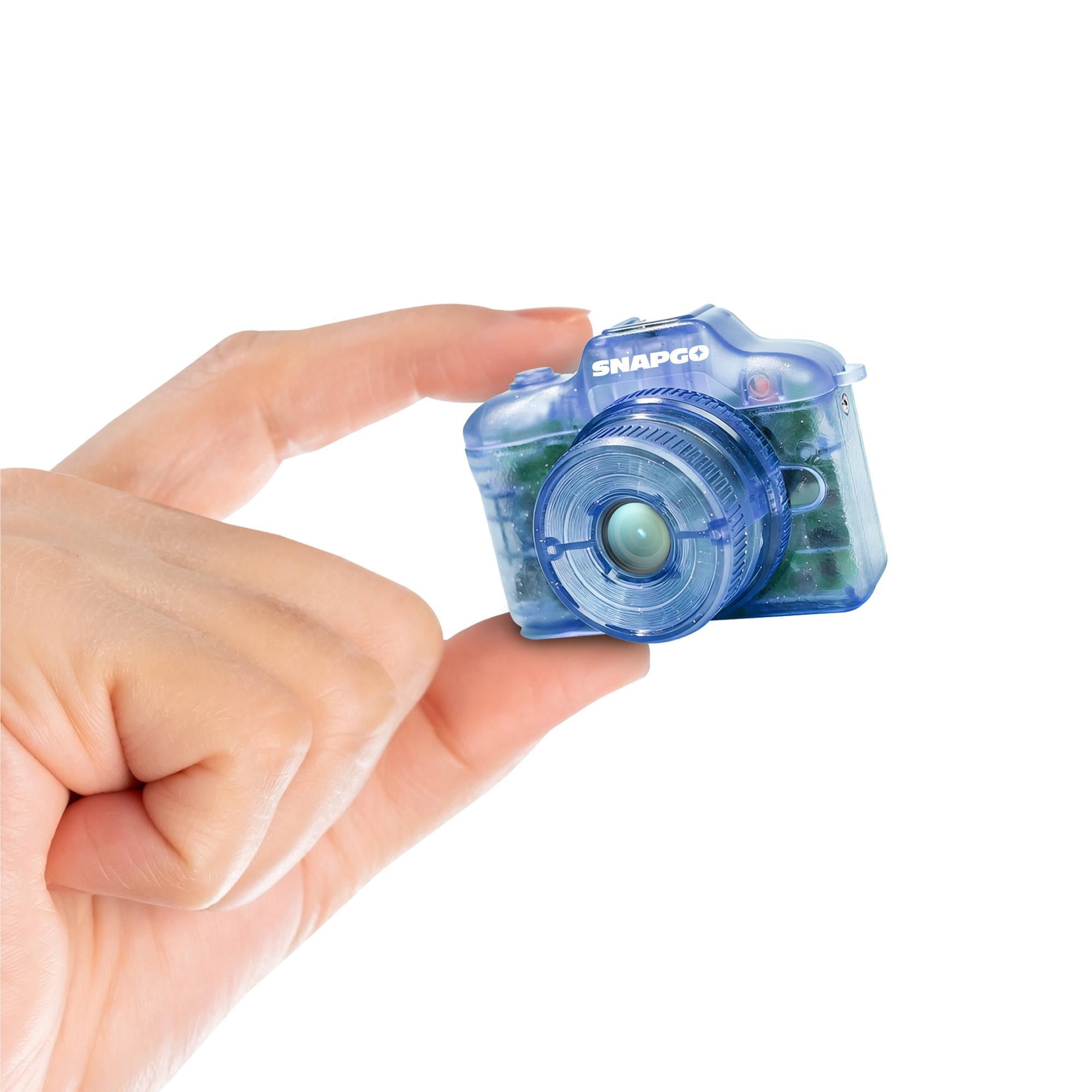 Powerwave SnapGo Mini compact camera in blue, image 4 - Digital Cameras at Tech Supply Shed NZ