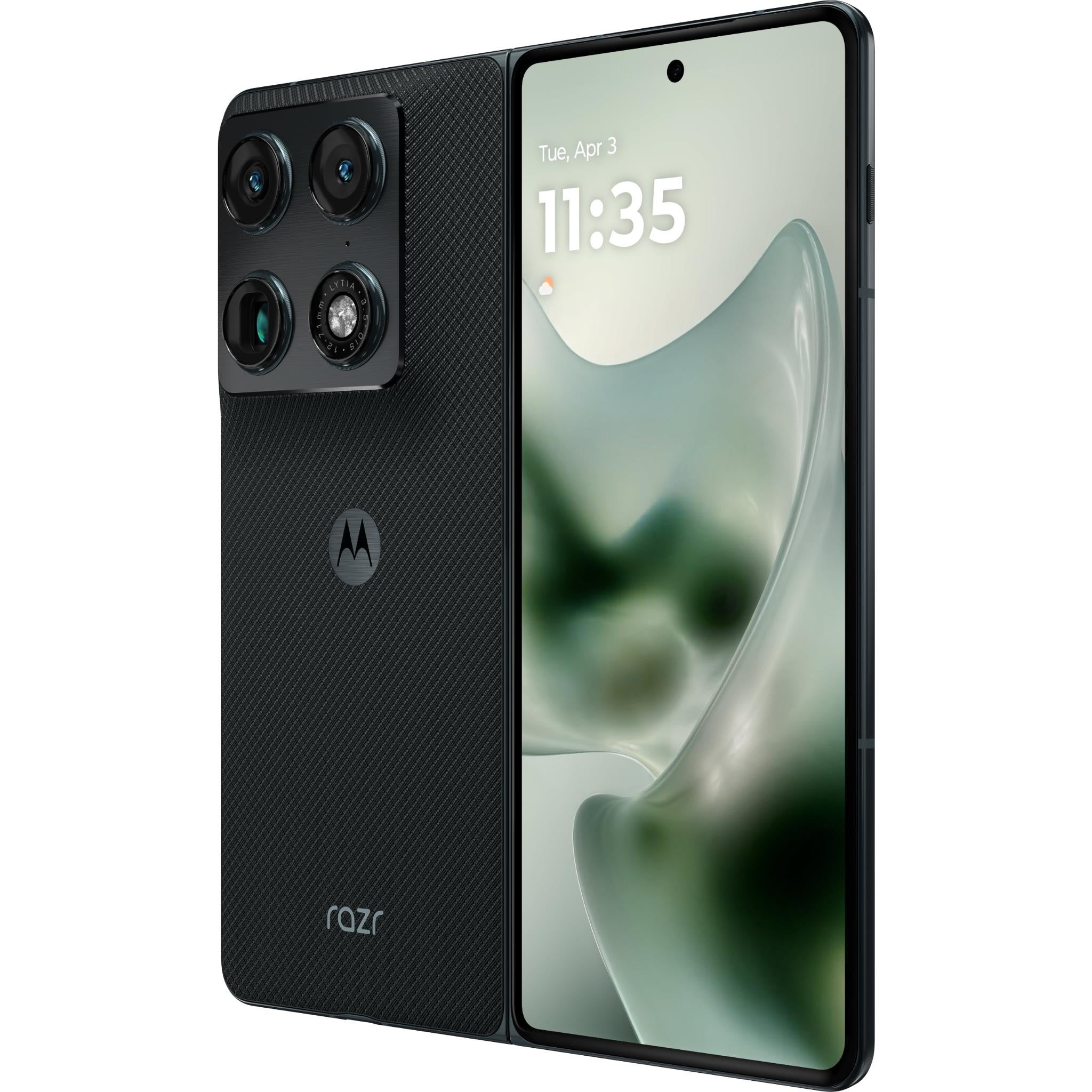 Motorola Razr Fold 5G 256GB foldable smartphone in PANTONE Blackened Blue, image 5 - Mobile Phones at Tech Supply Shed NZ