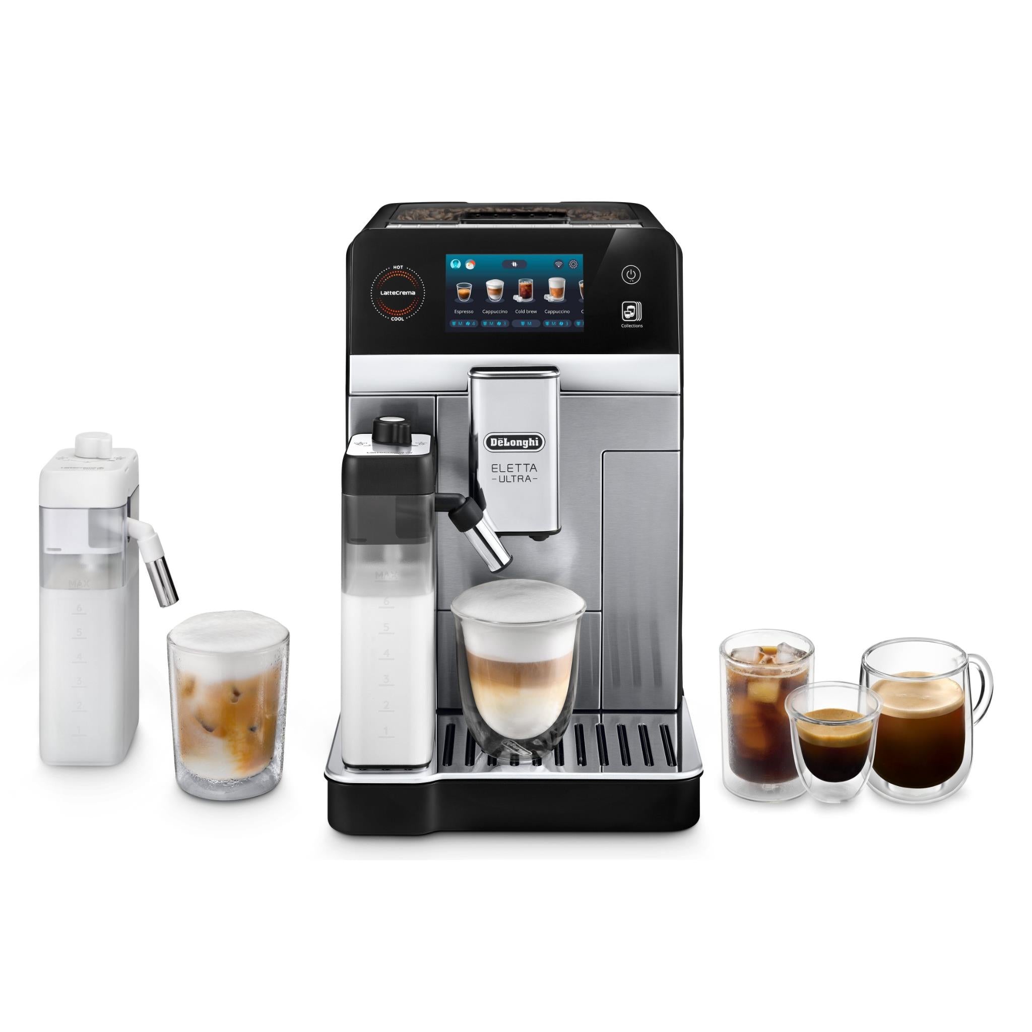 De'Longhi Eletta Ultra fully automatic coffee machine in black - Fully Automatic Coffee Machines at Tech Supply Shed NZ
