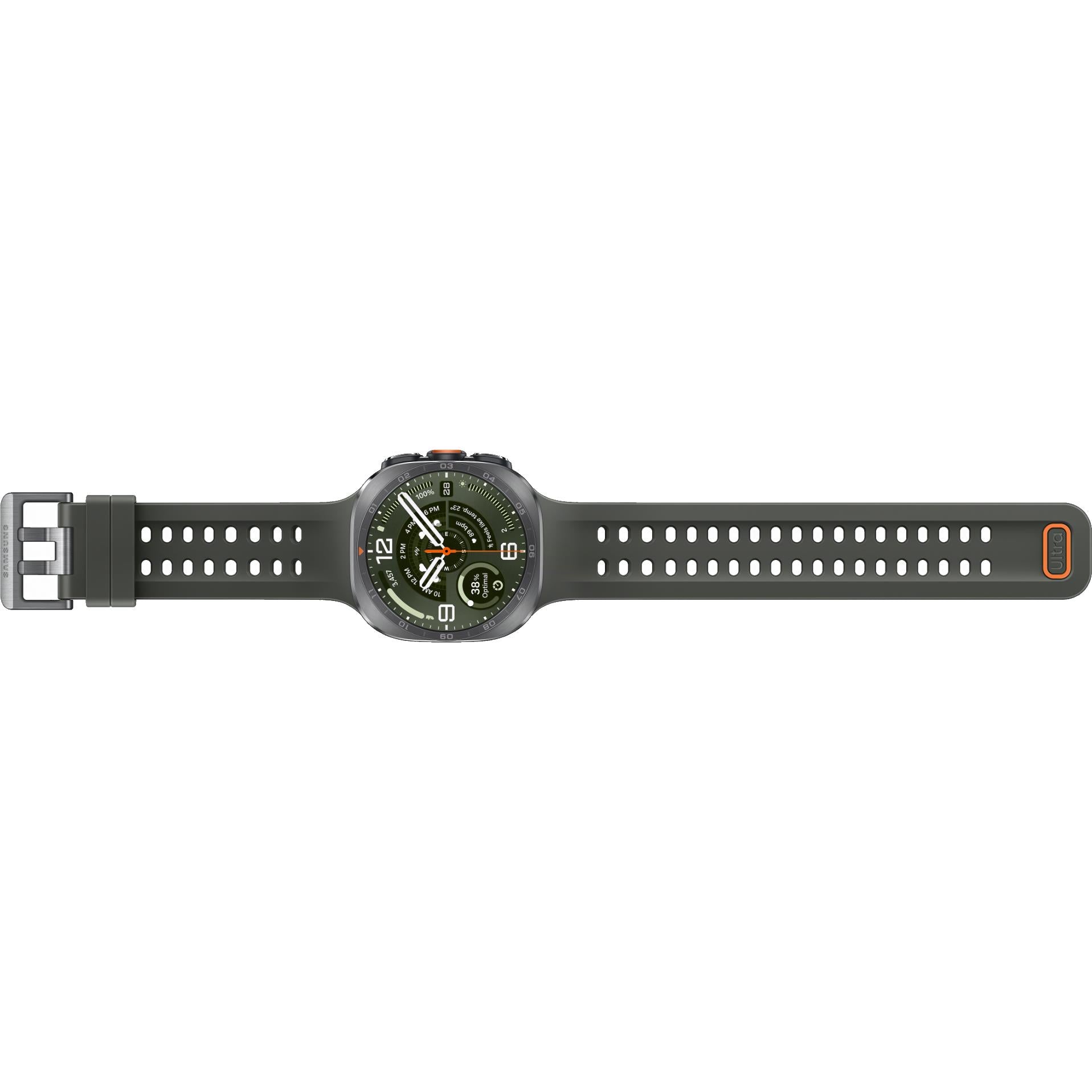 Samsung Galaxy Watch Ultra2 47mm LTE smartwatch in Titanium Silver/Marine Olive, image 5 - Smart Watches at Tech Supply Shed NZ
