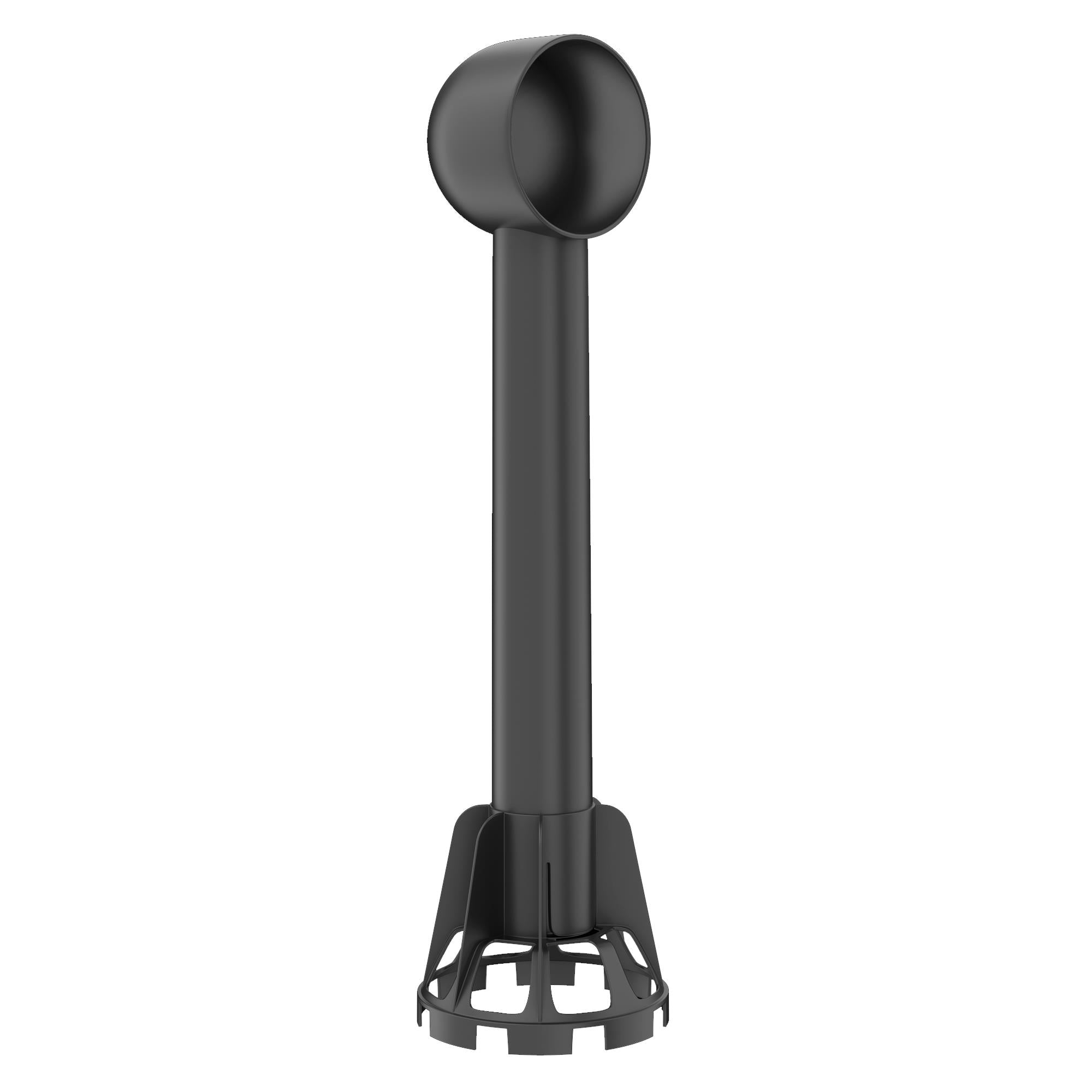 KitchenAid espresso machine replacement filter nozzle and base, black plastic