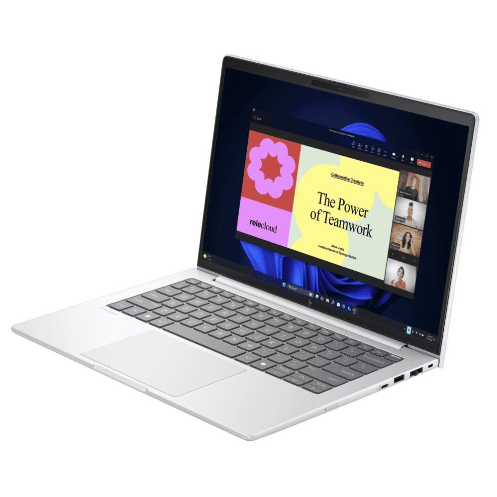 HP EliteBook 8 G1i 14 inch business laptop in silver, image 3 - Business & Home Laptops at Tech Supply Shed NZ