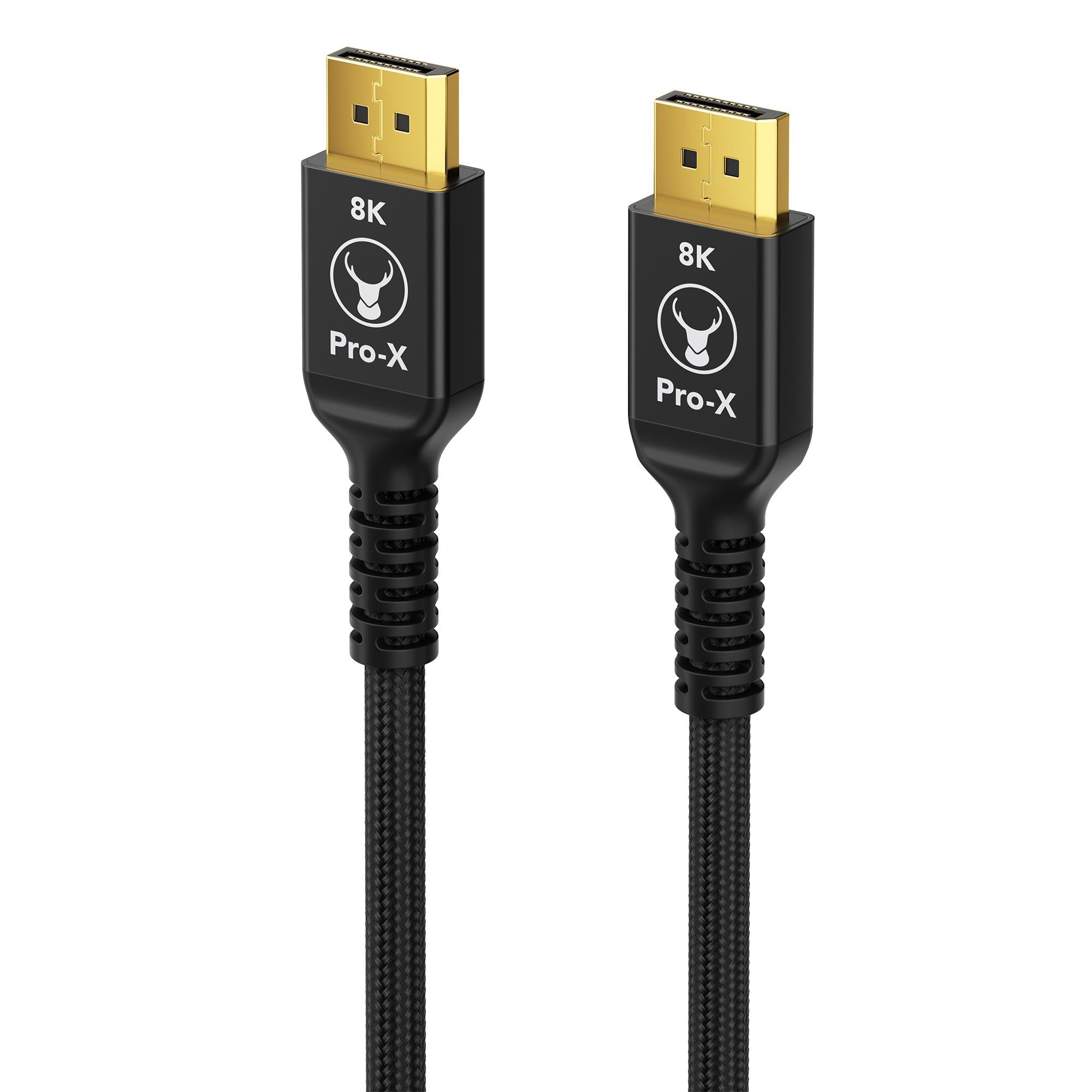 Bonelk Pro-X Long-Life 1.5m DisplayPort cable in black, image 2 - DisplayPort Cables & Adapters at Tech Supply Shed NZ