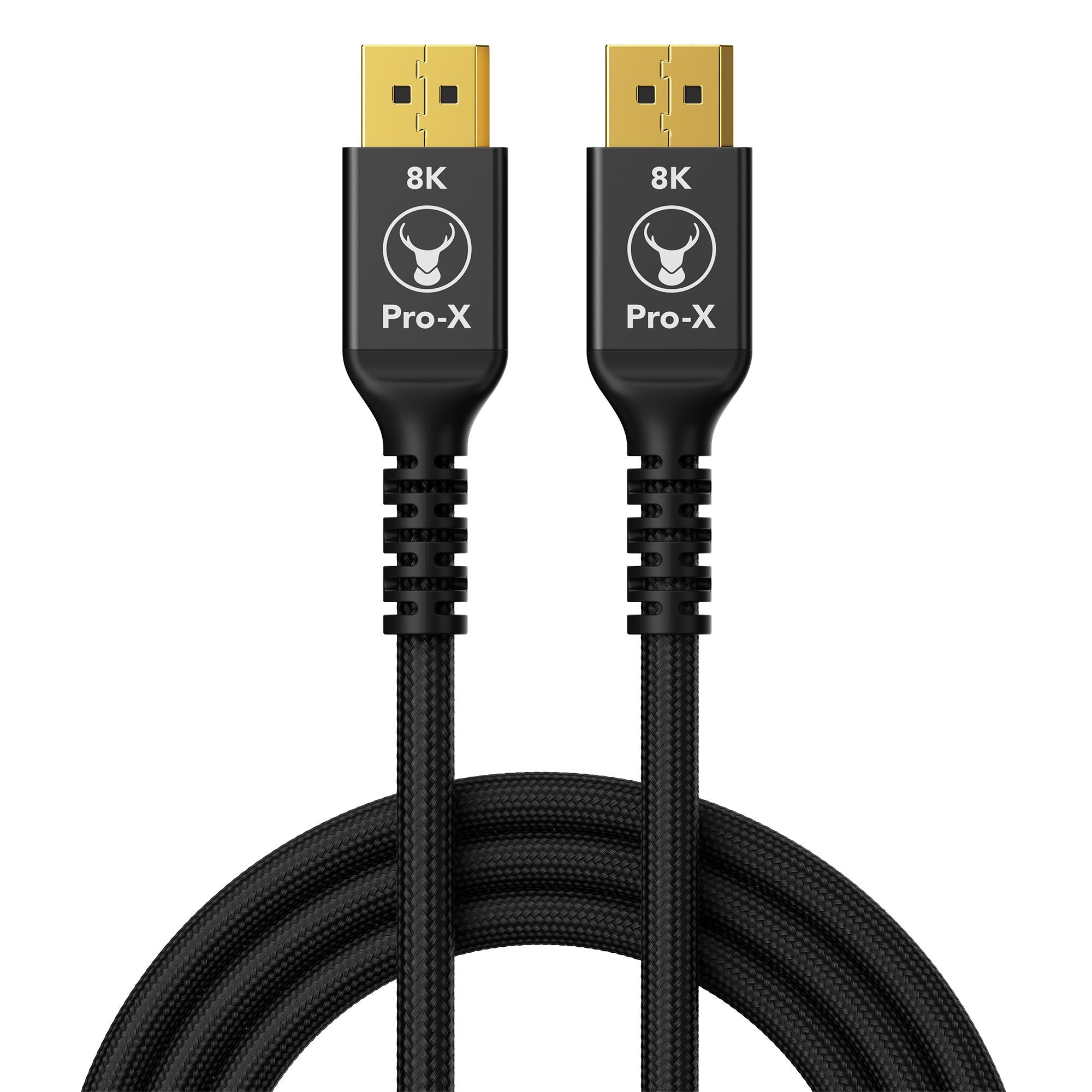 Bonelk Pro-X Long-Life 1.5m DisplayPort cable in black, image 3 - DisplayPort Cables & Adapters at Tech Supply Shed NZ