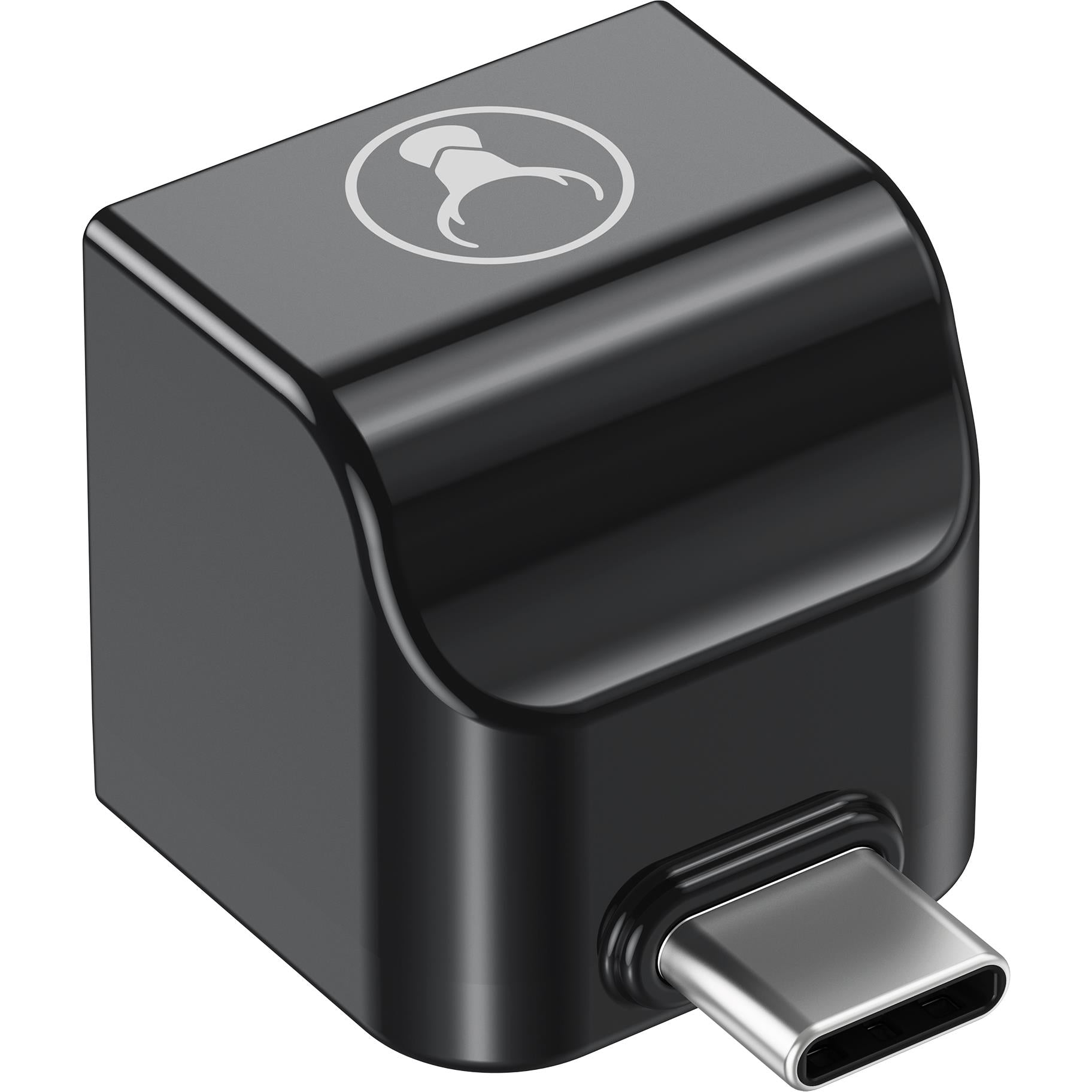 Bonelk USB-C to dual USB-A adapter in black aluminium, image 2 - USB Cables & Adapters at Tech Supply Shed NZ