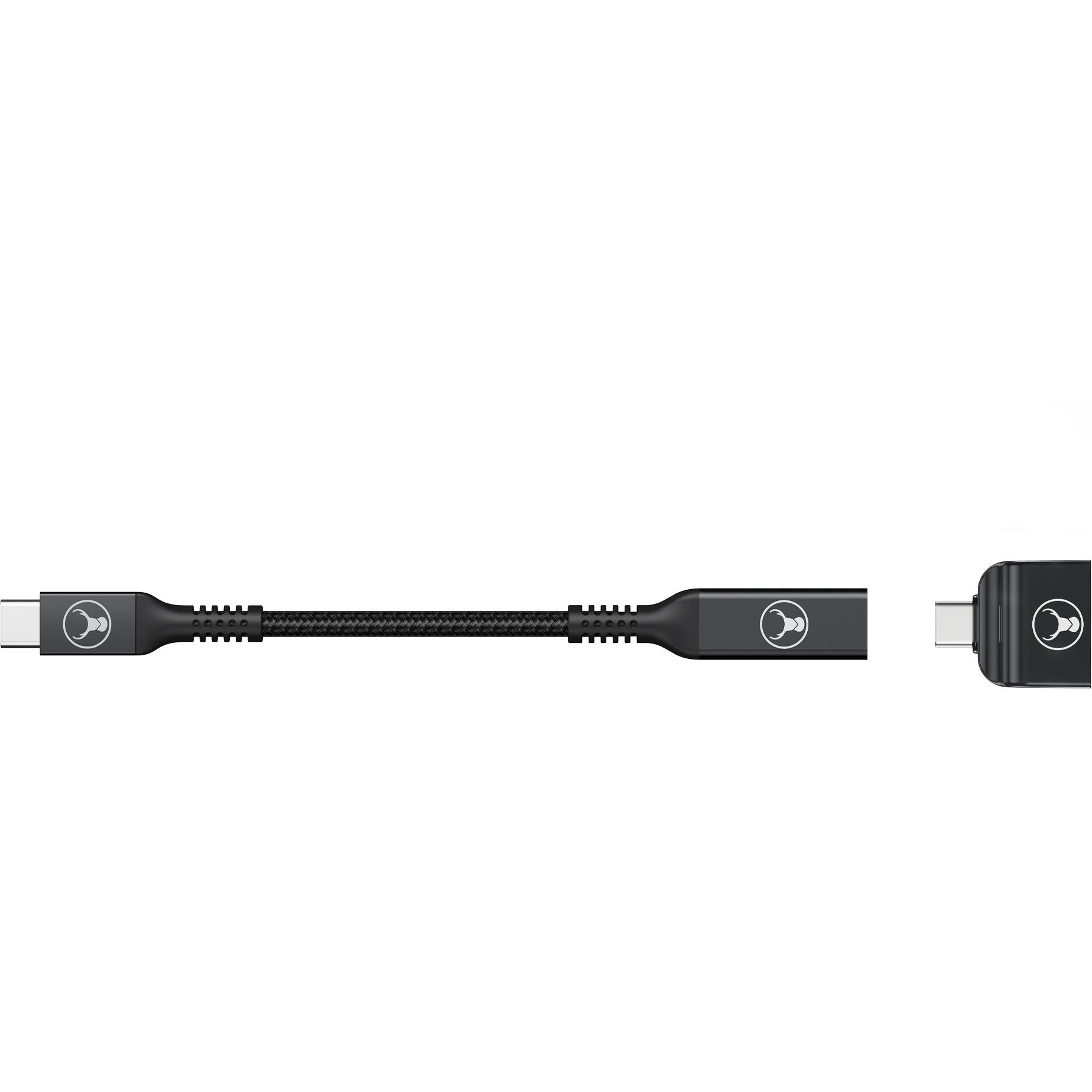 Bonelk USB-C to USB-C and USB-A dual adapter in black, image 4 - USB Cables & Adapters at Tech Supply Shed NZ