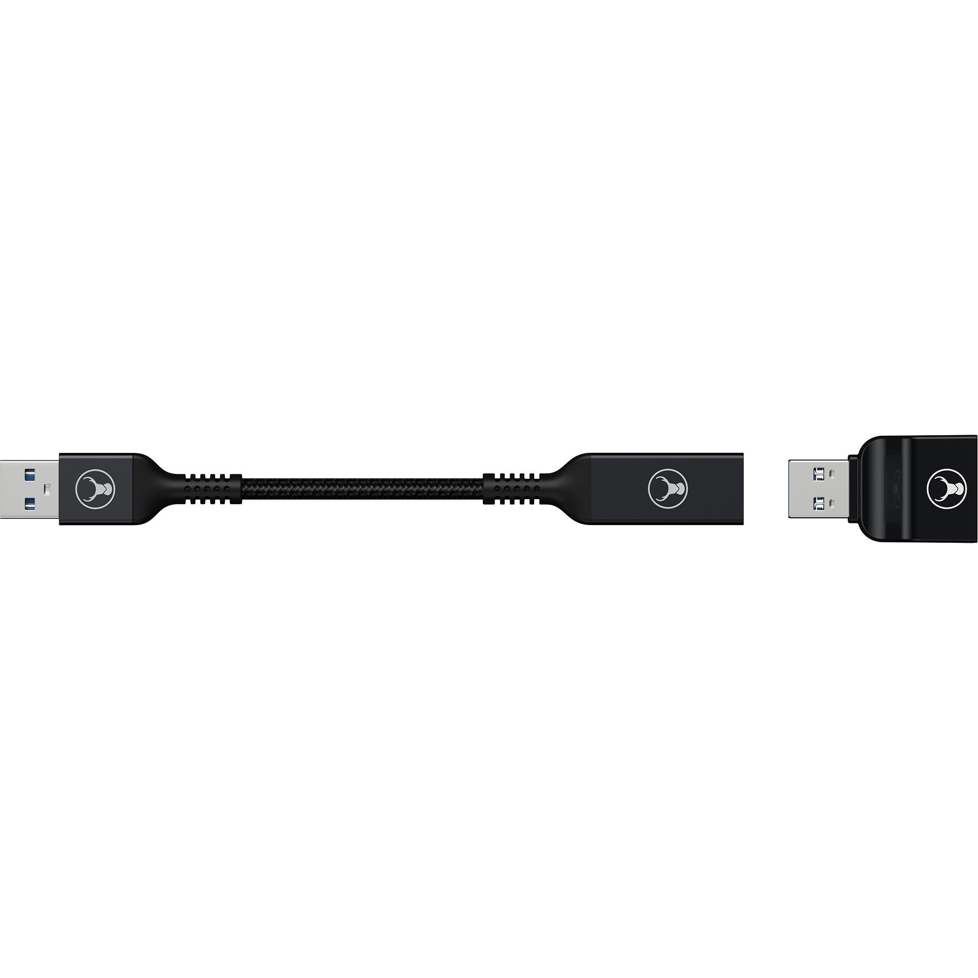Bonelk USB-A to USB-C and USB-A dual adapter in black, image 5 - USB Cables & Adapters at Tech Supply Shed NZ