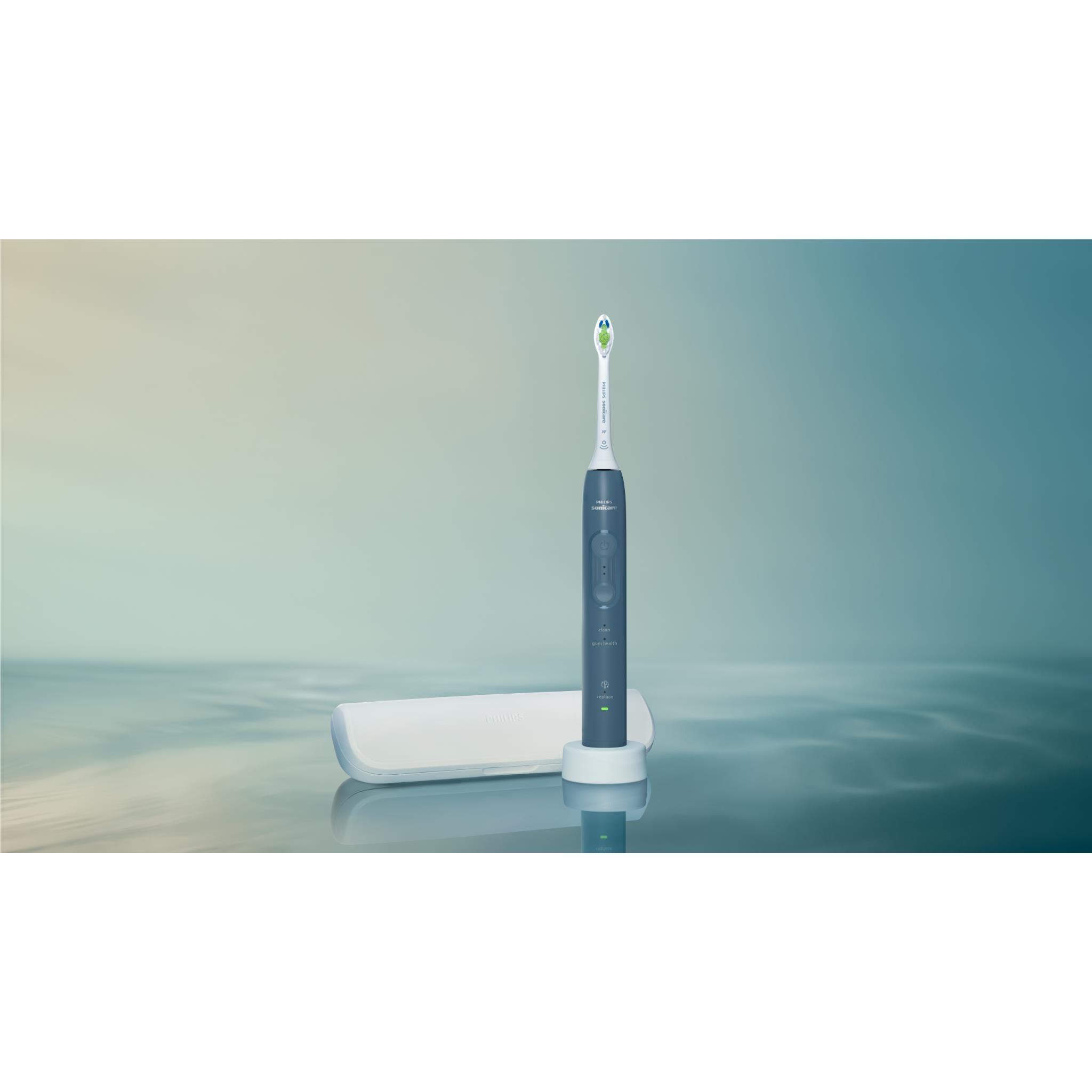 Philips Sonicare 4100 electric toothbrush in Marine Blue, image 4 - Oral Care at Tech Supply Shed NZ