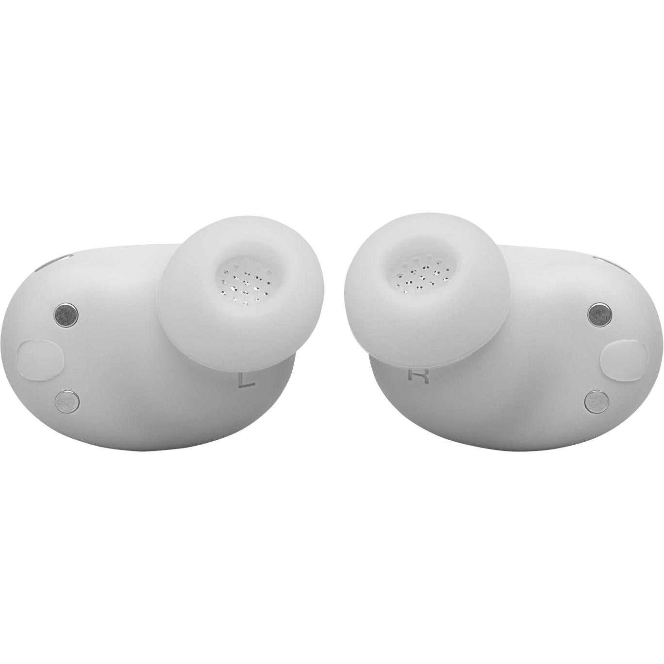JBL Live Buds 4 true wireless noise cancelling earbuds in silver with Smart Charging Case, image 3 - In-Ear Headphones & Earbuds at Tech Supply Shed NZ