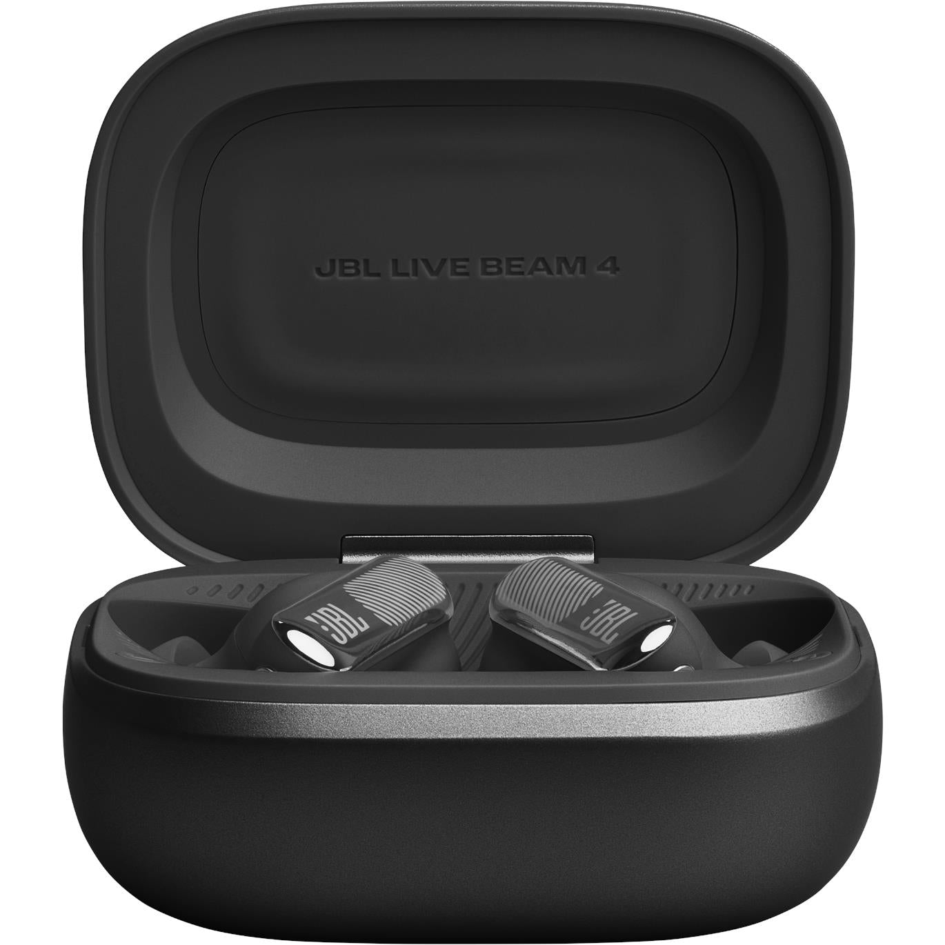 JBL Live Beam 4 true wireless adaptive noise cancelling earbuds in black with Smart Charging Case, image 4 - In-Ear Headphones & Earbuds at Tech Supply Shed NZ