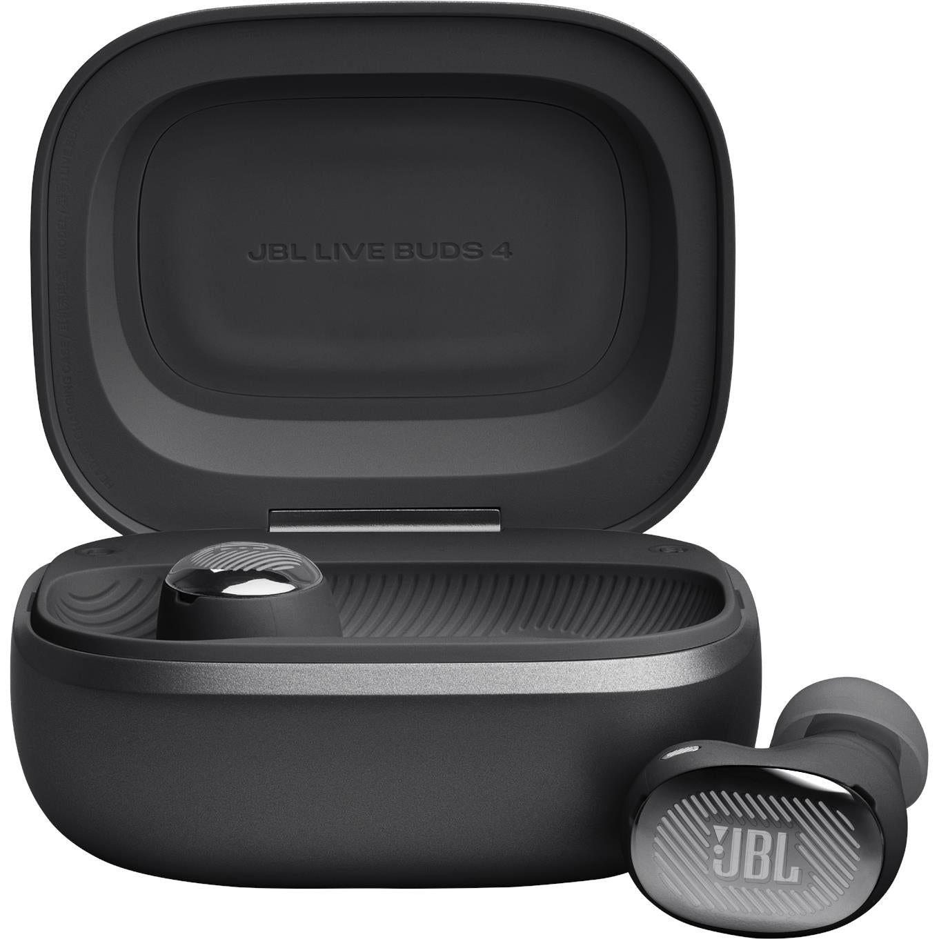 JBL Live Buds 4 true wireless noise cancelling earbuds in black with Smart Charging Case, image 7 - In-Ear Headphones & Earbuds at Tech Supply Shed NZ
