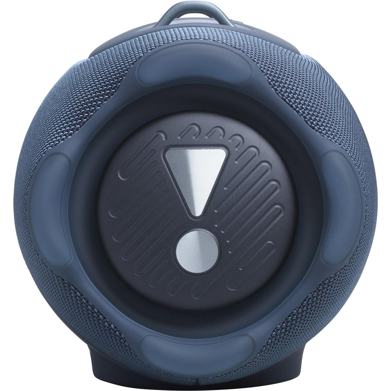 JBL Xtreme 5 portable Bluetooth speaker in blue with shoulder strap, image 4 - Portable Speakers at Tech Supply Shed NZ