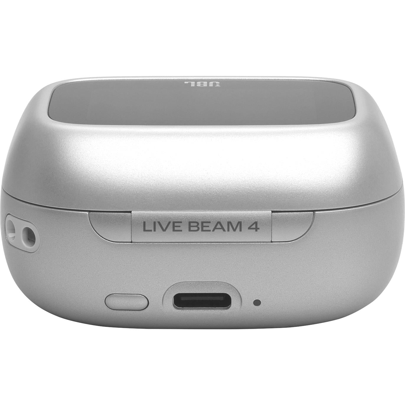 JBL Live Beam 4 true wireless adaptive noise cancelling earbuds in silver with Smart Charging Case, image 11 - In-Ear Headphones & Earbuds at Tech Supply Shed NZ
