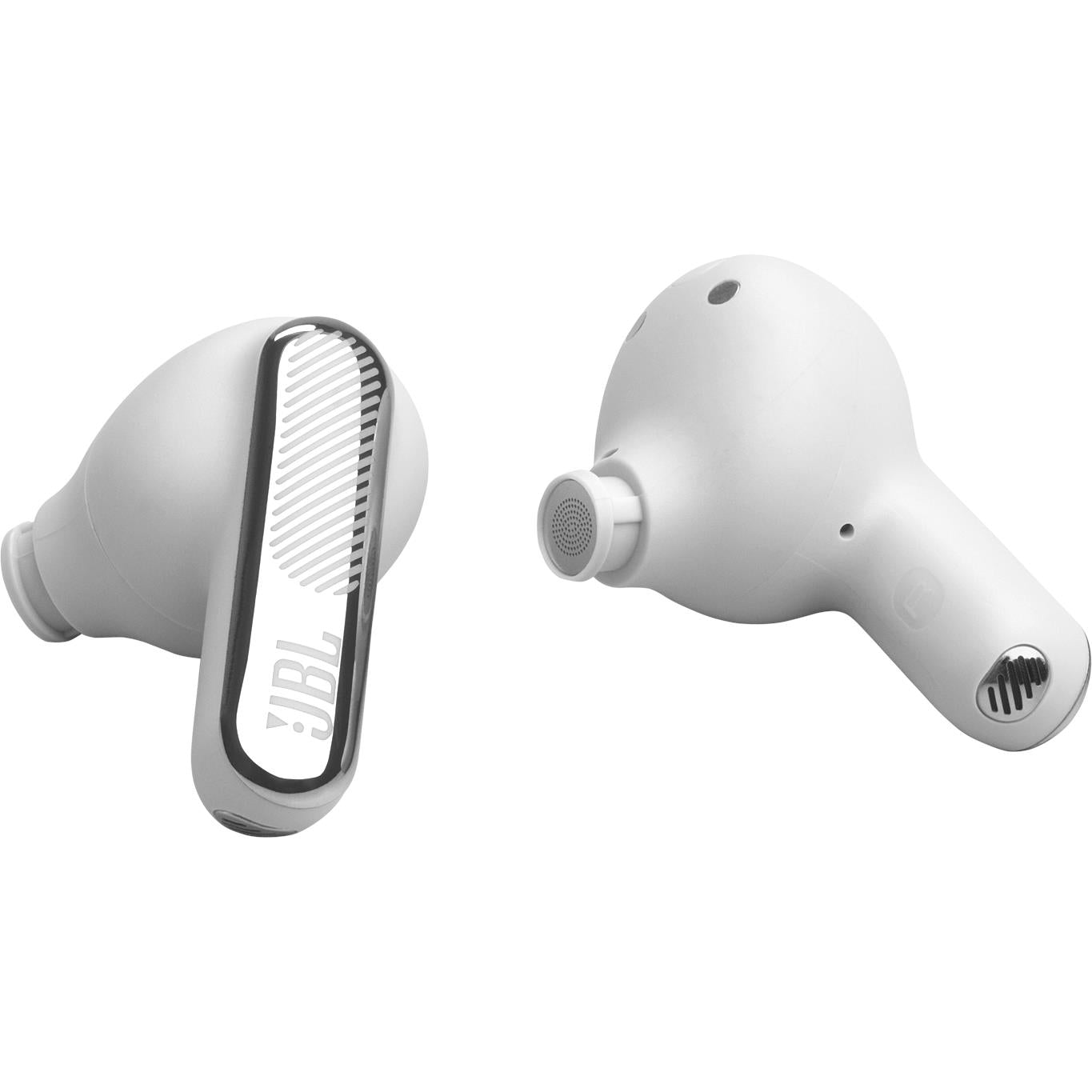 JBL Live Beam 4 true wireless adaptive noise cancelling earbuds in silver with Smart Charging Case, image 13 - In-Ear Headphones & Earbuds at Tech Supply Shed NZ