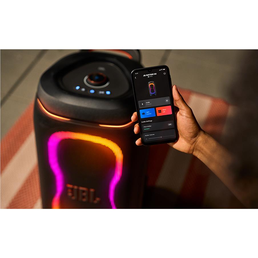 JBL PartyBox 330 portable party speaker in black, image 17 - Portable Speakers at Tech Supply Shed NZ