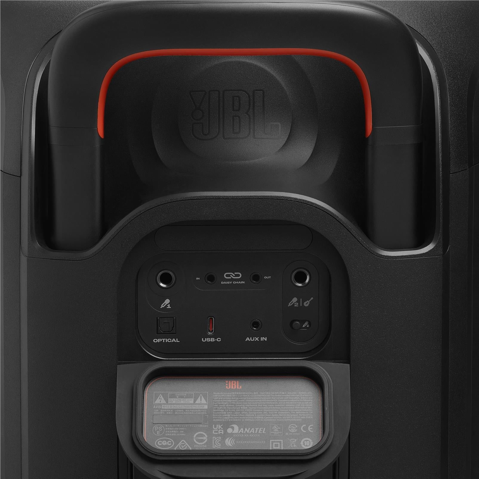 JBL PartyBox 330 portable party speaker in black, image 8 - Portable Speakers at Tech Supply Shed NZ