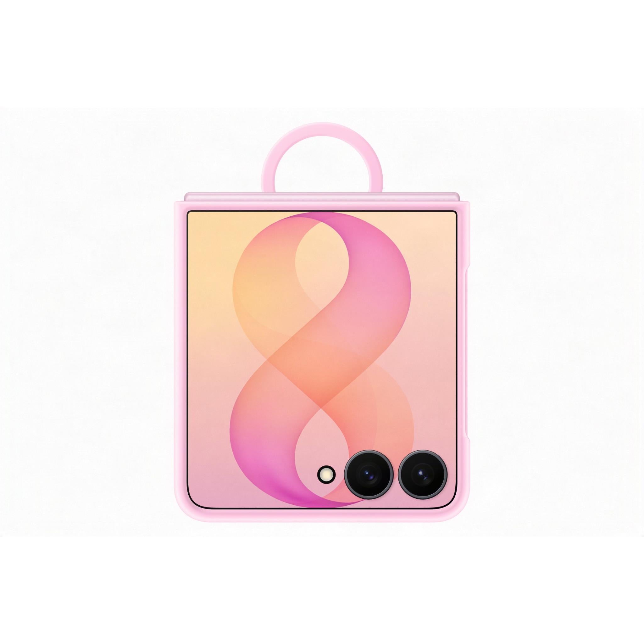 Samsung Silicone Ring Magnet Case for Galaxy Z Flip8 in pink - Phone Cases & Covers at Tech Supply Shed NZ