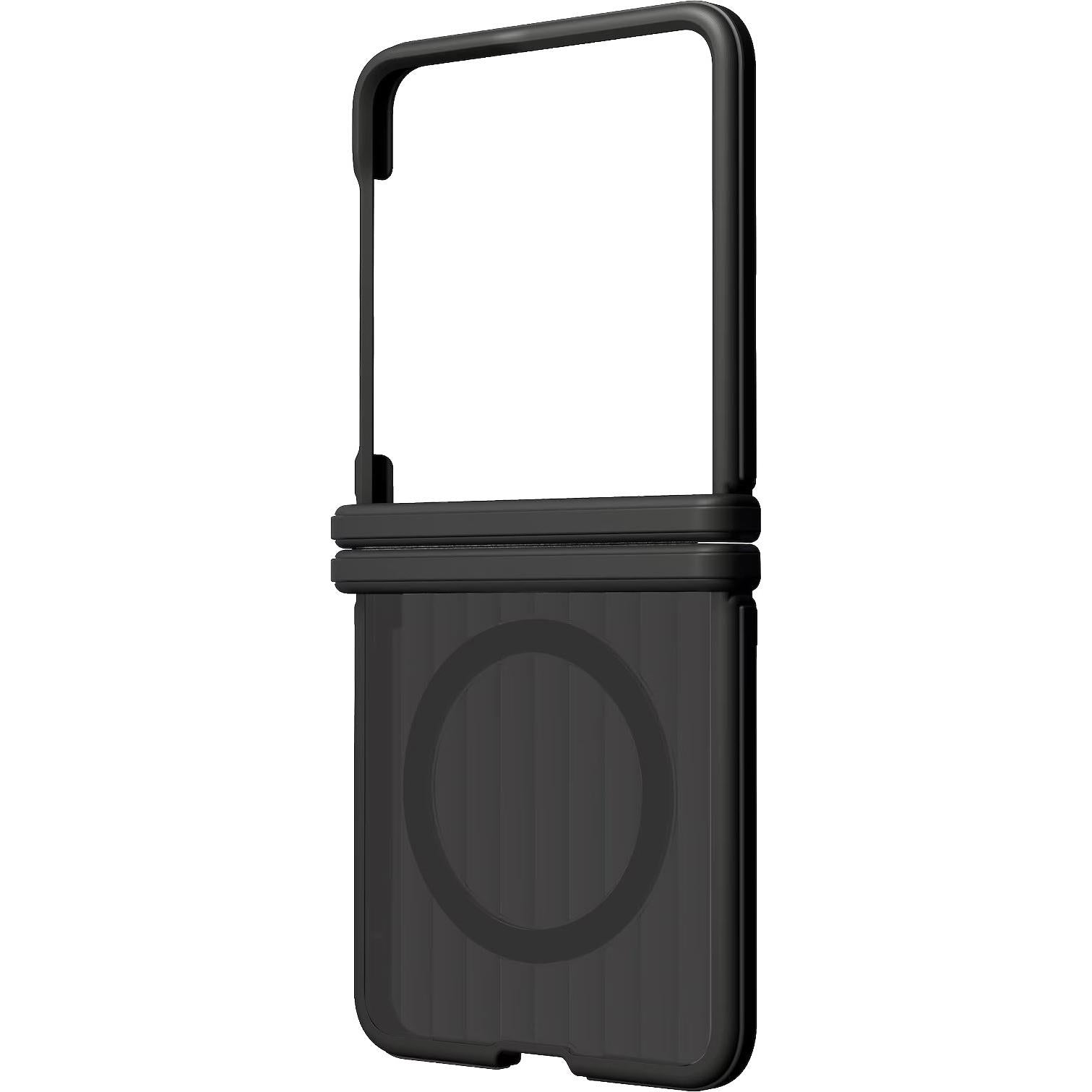 Samsung Hybrid Shield Magnet Case for Galaxy Z Flip8 in black, image 2 - Phone Cases & Covers at Tech Supply Shed NZ
